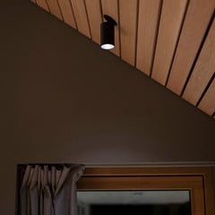 SLC Foco empotrable LED ART, 1 luz, negro, 2.700 K, aluminio