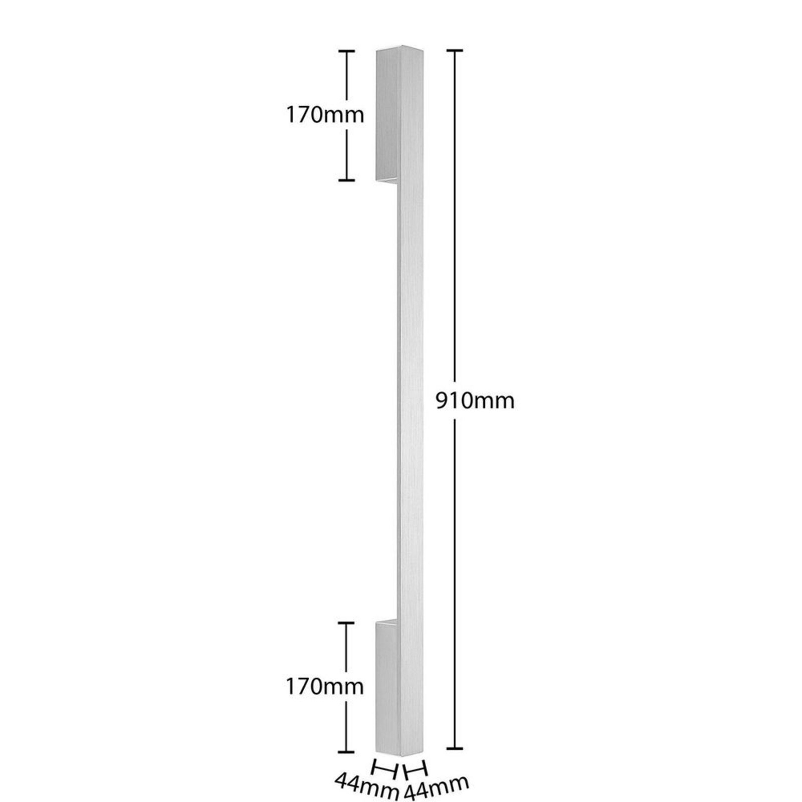 Ivano Vägglampa H91 Alu - Arcchio