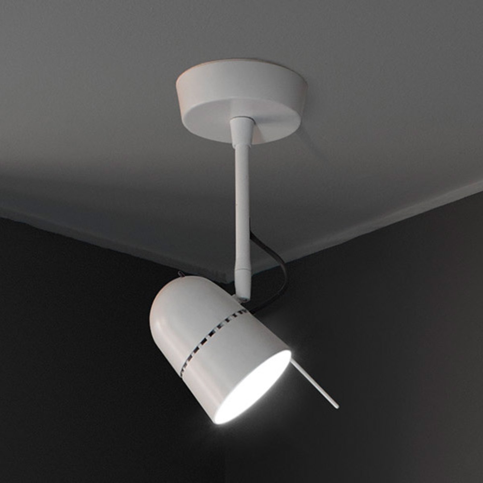 Luceplan Counterbalance LED-veggspot, hvit