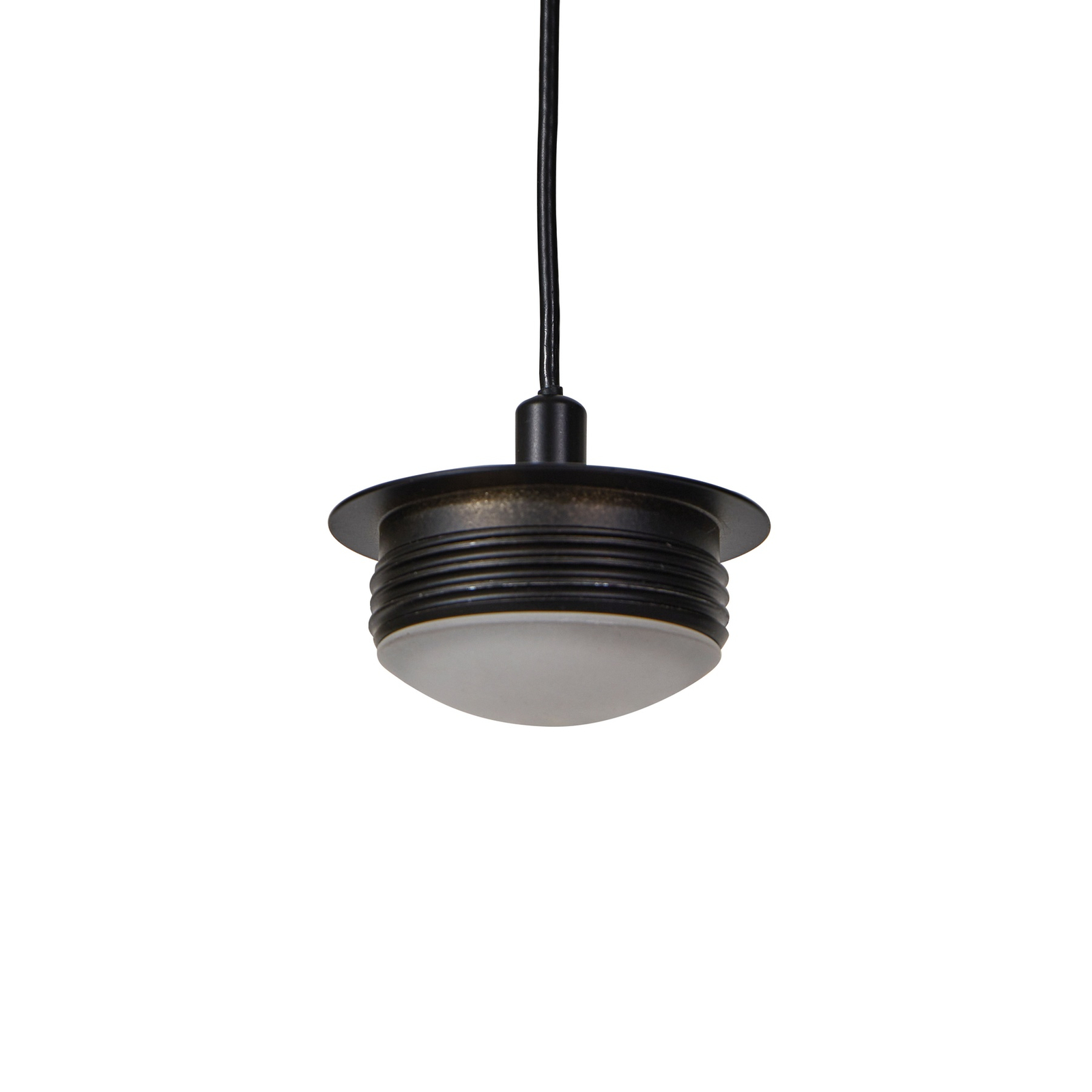 Lucande Suspension LED Avelina, gris fumé, à 6 lampes