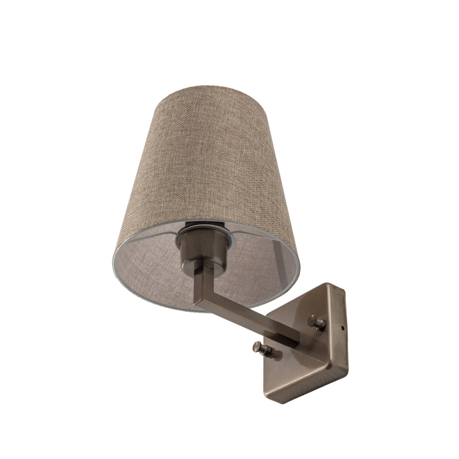 Wall light profile, gold/cream, metal/fabric, height 30 cm Wall light profile, gold/cream, metal/fabric, height 30 cm