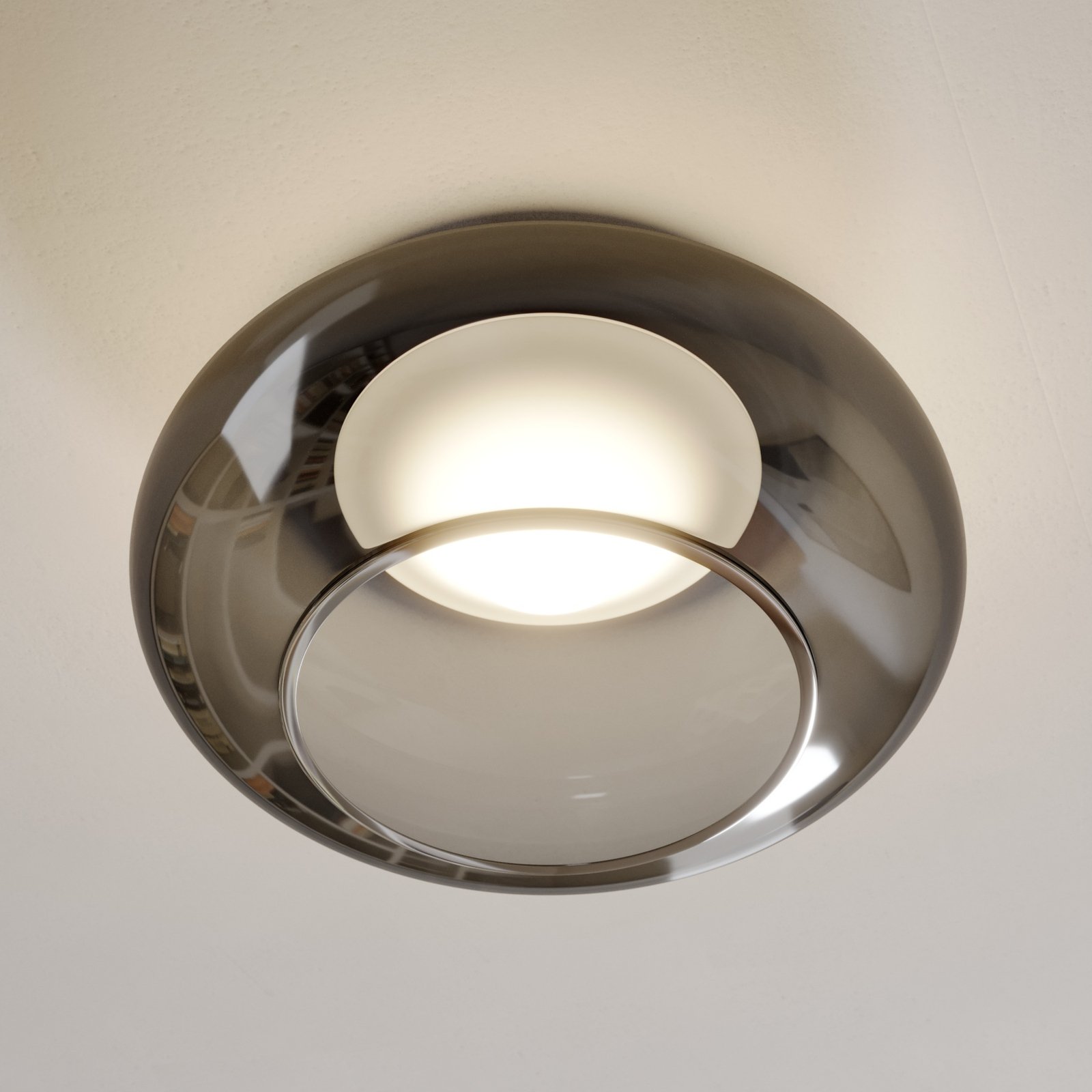 Mijo Plafondlamp Smoke/Chrome - Lucande