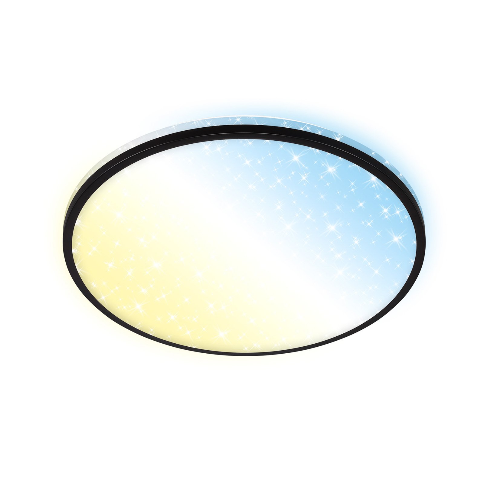 LED-taklampa Ivy Sky S, stjärndekor, Ø 33 cm