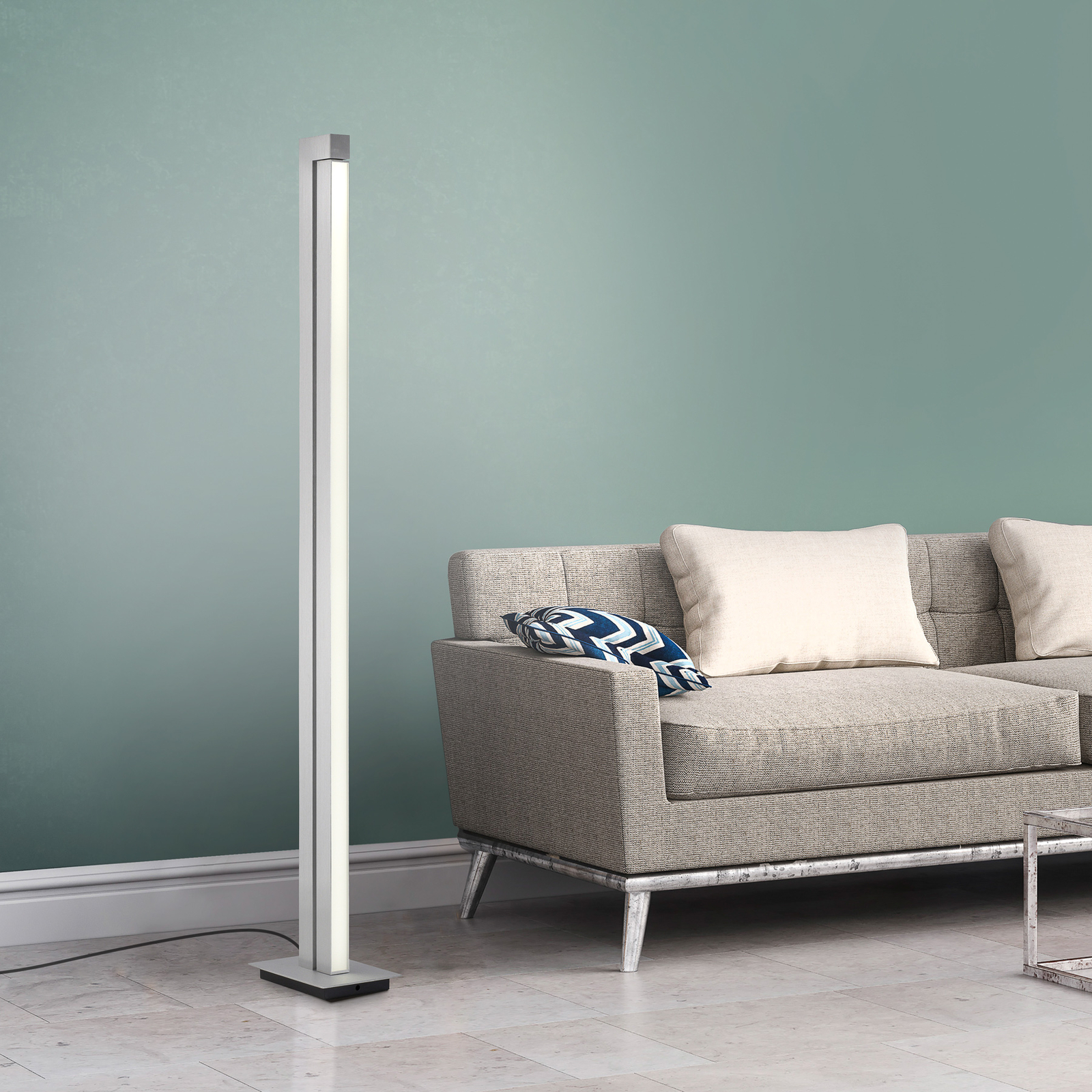 Lines Floor LED-Stehlampe, diamond, 140 cm, CCT, dim. - PURE Lines Floor LED-Stehlampe, diamond, 140 cm, CCT, dim. - PURE