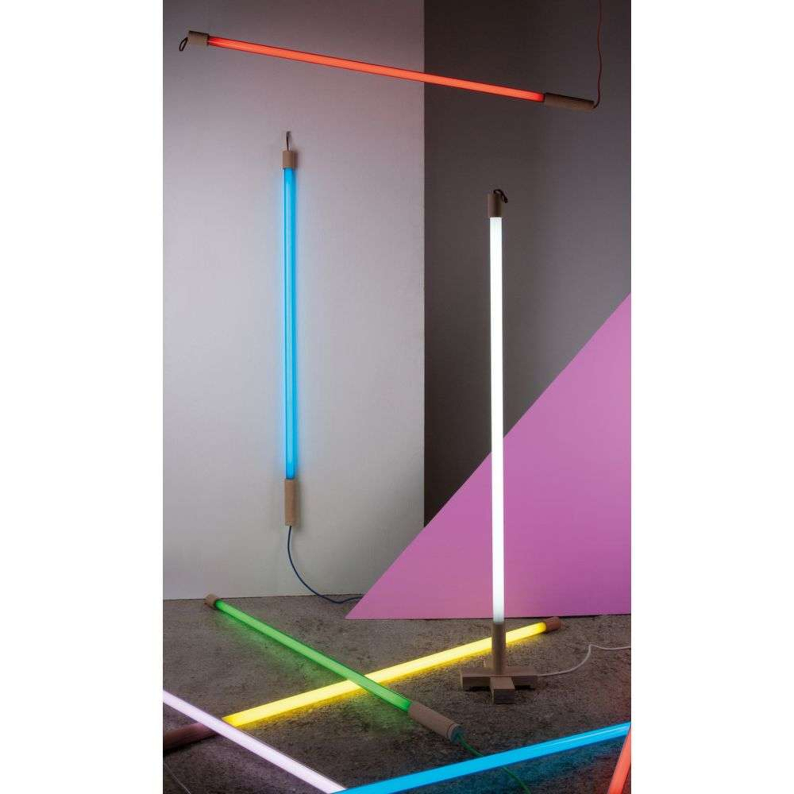 Linea Wood Base pentru Neon Lamp - Seletti