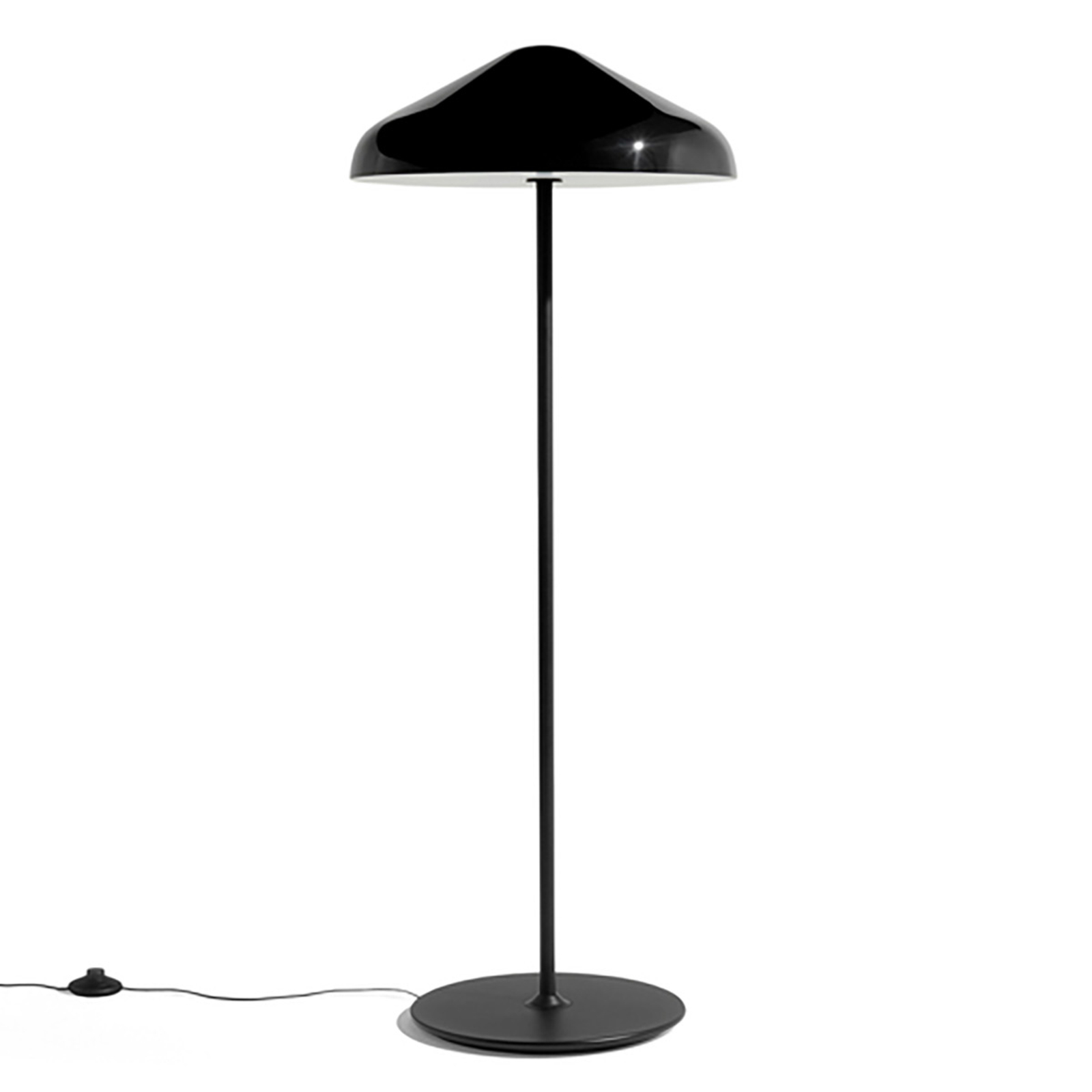 Pao Steel Floor Lamp Soft Black - HAY