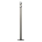 Light Wave LED floor lamp with a touch dimmer