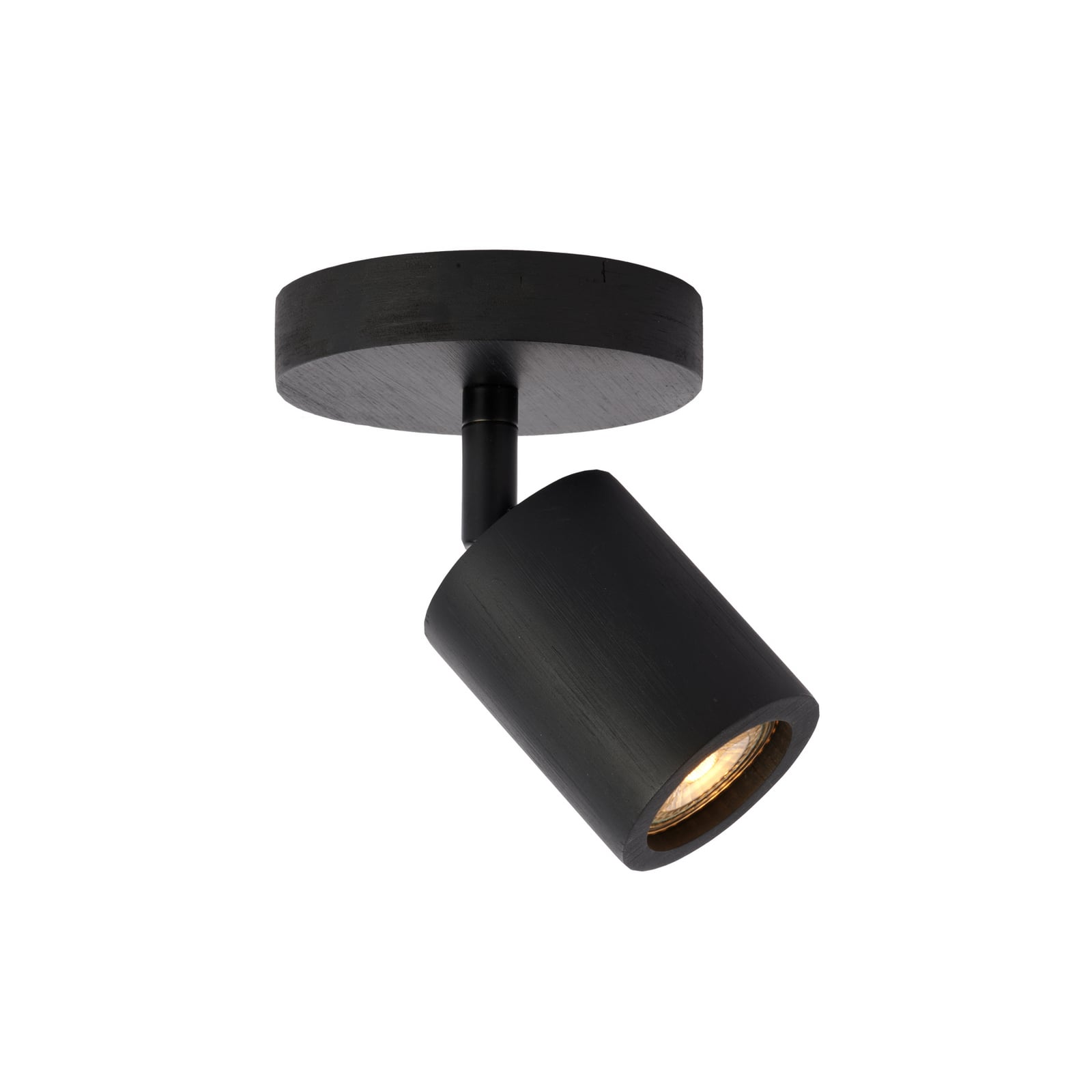 GOOD & MOJO stropní bodové světlo Java, 1-flg., černé, bambus