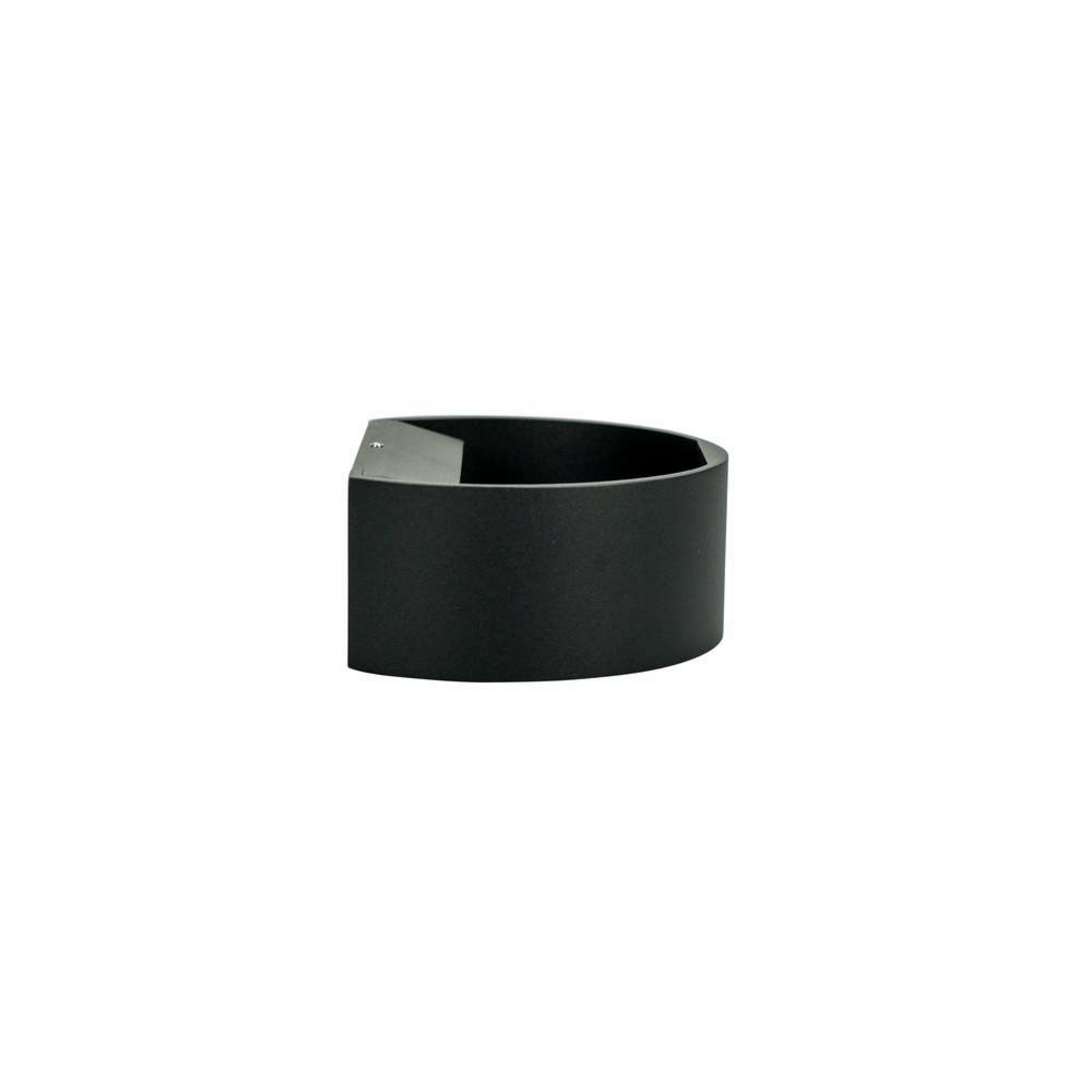 Circle LED outdoor wall light, black - Dyberg Larsen
