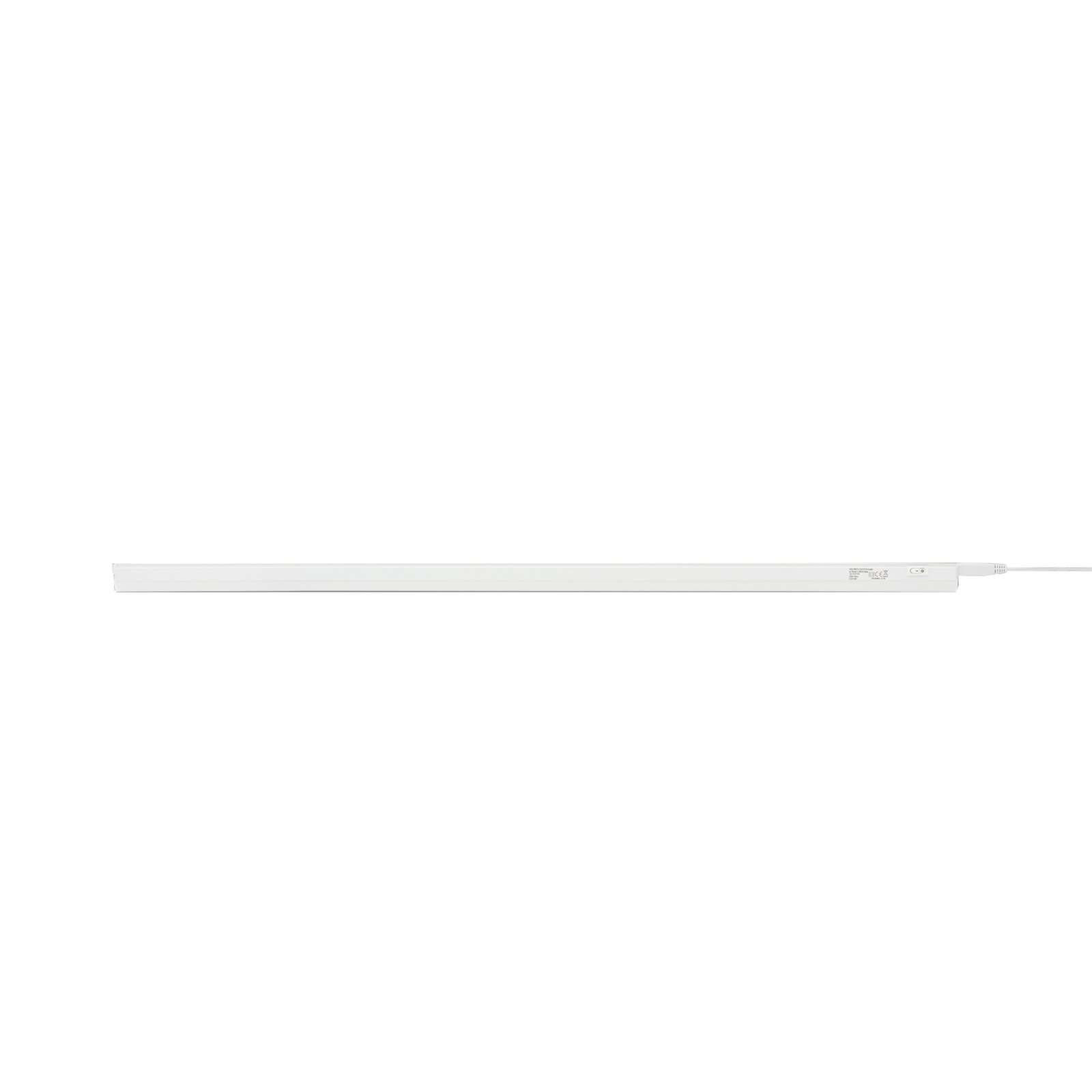 LED-es szekrény alatti lámpa Hephaistos, fehér, hossza 87 cm