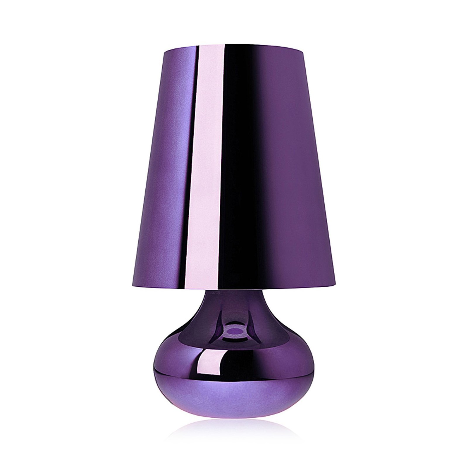 Kartell Cindy lampada LED da tavolo viola metallic