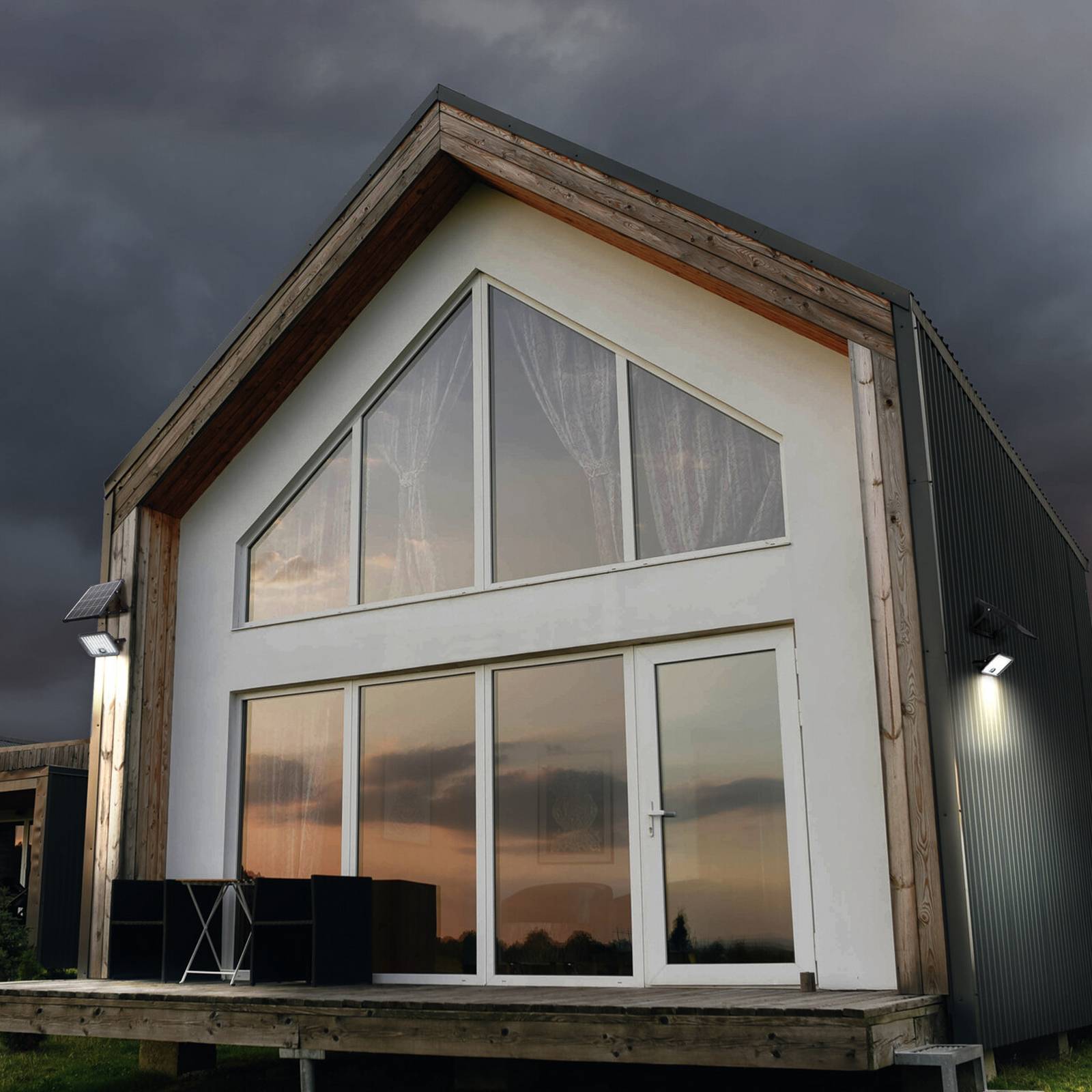OSRAM Solar-Außenstrahler ENDURA, 30 W, Sensor, 4.000 K IP65