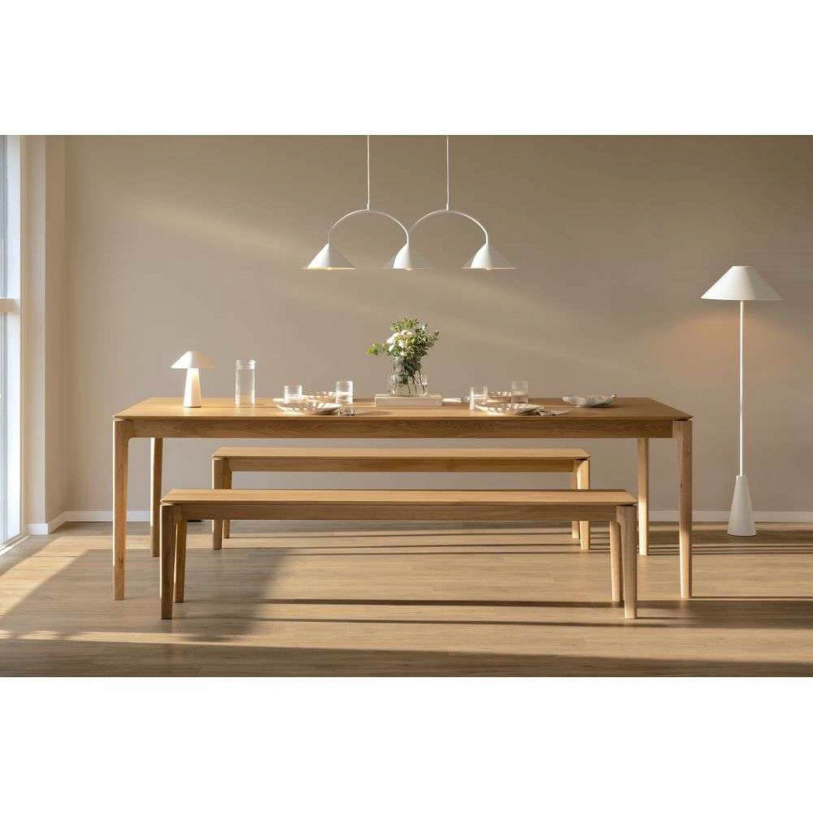 Globen Lighting Hängelampe CURVE 3, weiß, 3-flg., 95 cm