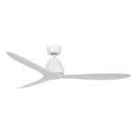 Ventilateur de plafond Whitehaven, blanc, courant continu, Ø 142 cm - Beacon