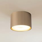 „Downlight Ferro“, smėlio spalvos, plastikinis, 6 cm aukščio, GX53