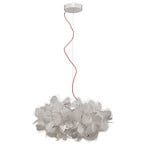 Clizia Mama Non Mama Hängelampe, Ø 53 cm, weiß/rot - Slamp