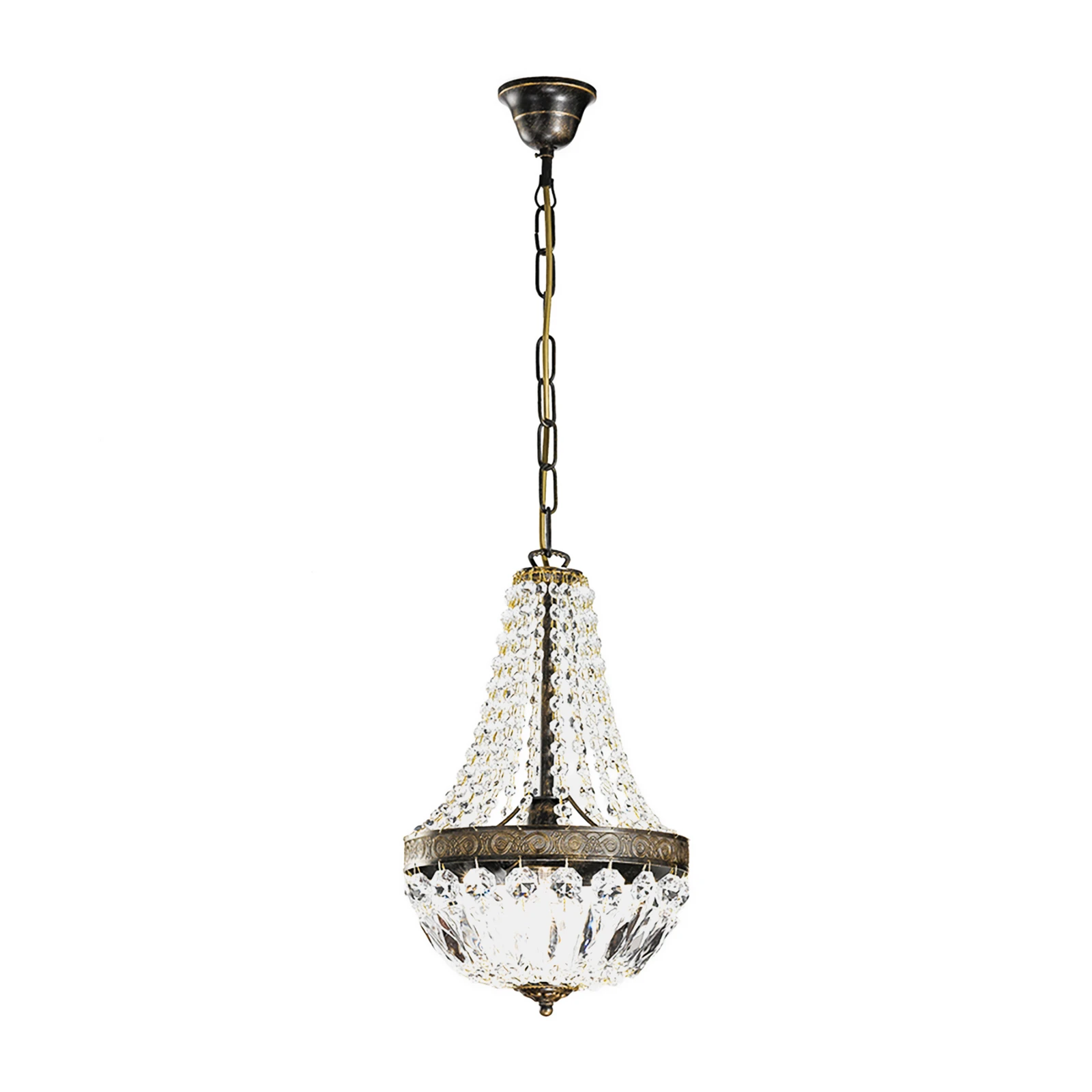 Arila hanglamp, kristallen kettingen, Ø 25 cm