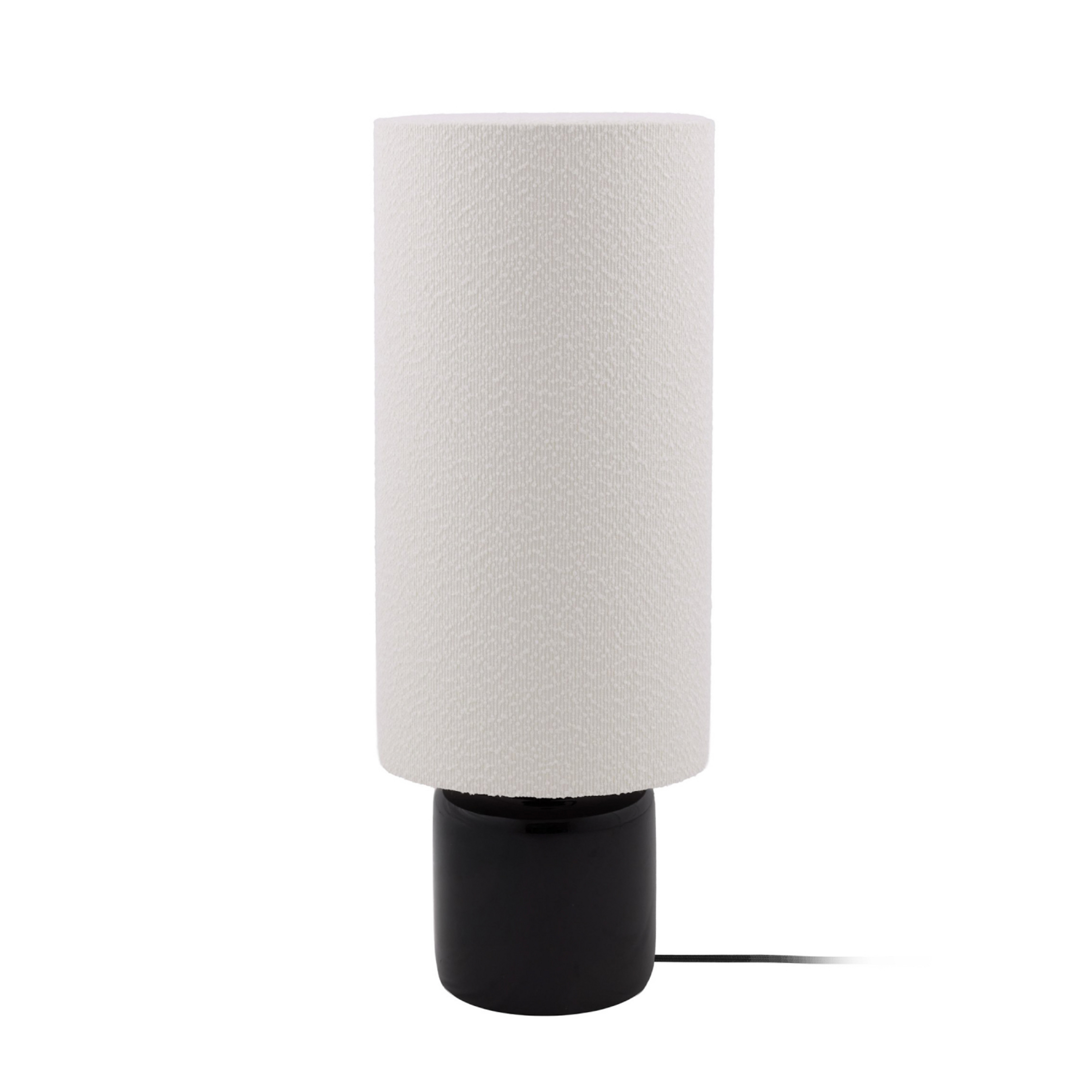 Lampe de table Florian blanche/noire Hauteur 80 cm - Globen Lighting