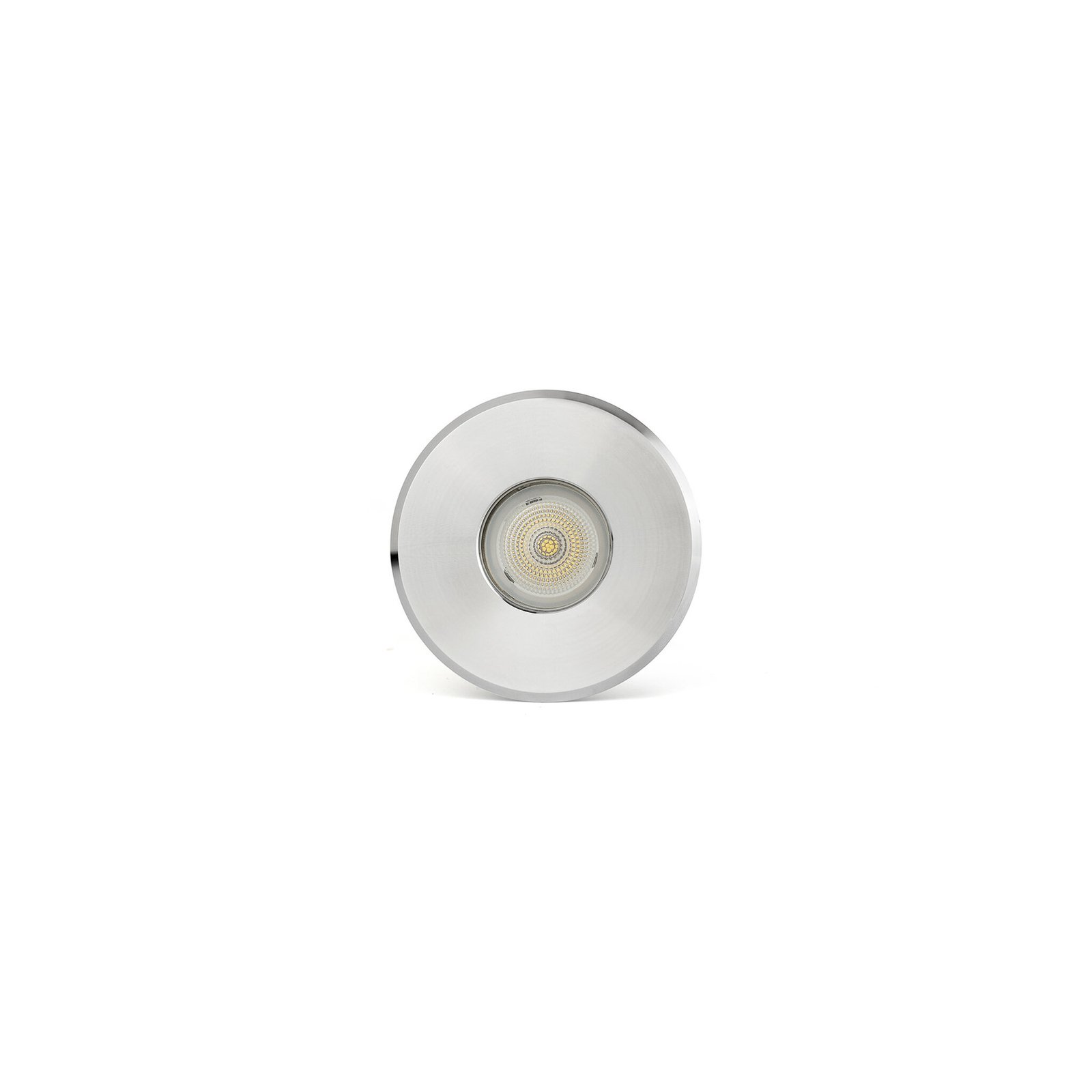 LED pool light Nok, nickel-coloured, stainless steel, Ø 6.8 cm, IP68