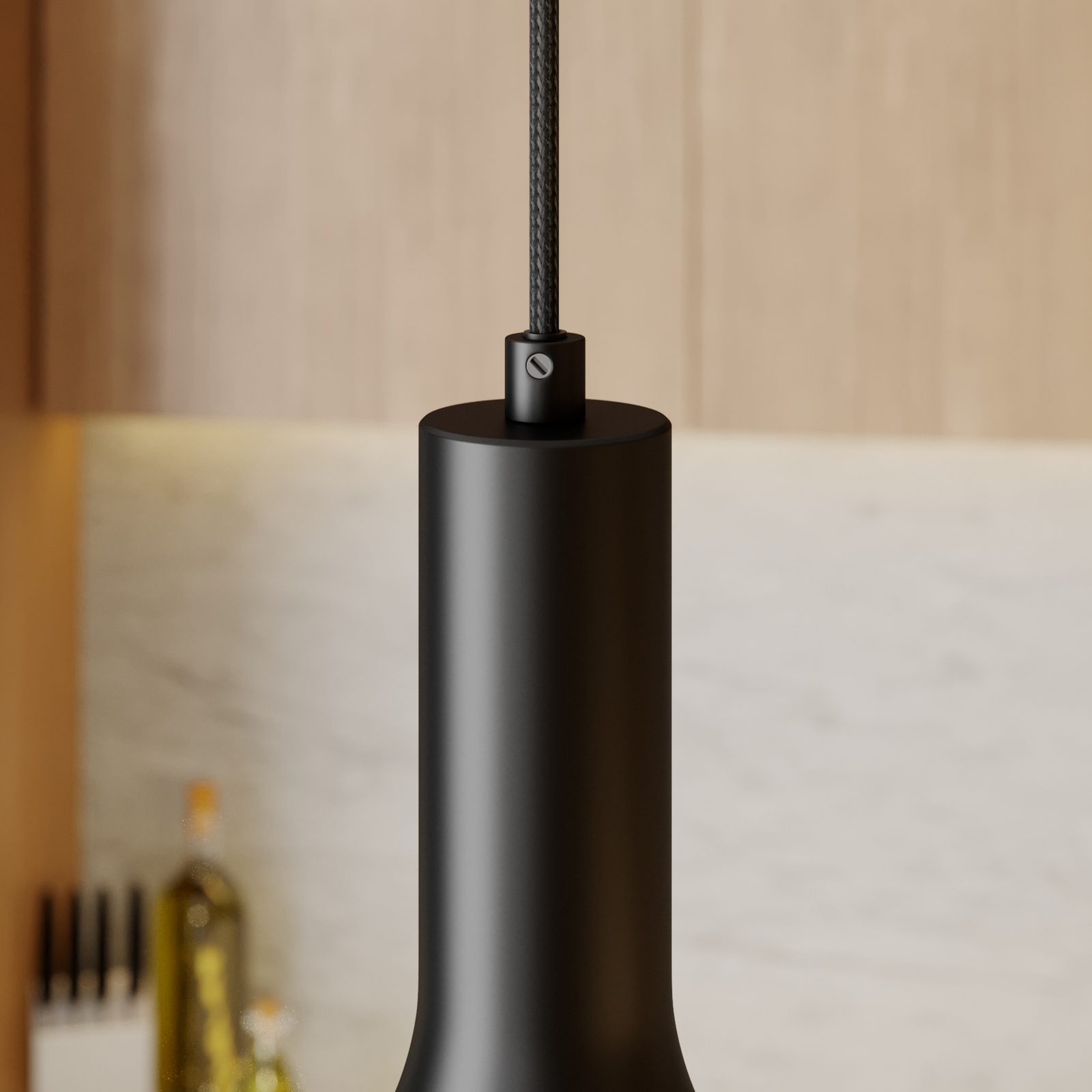Arcchio Cosmina függő lámpa, 1 izzós fekete