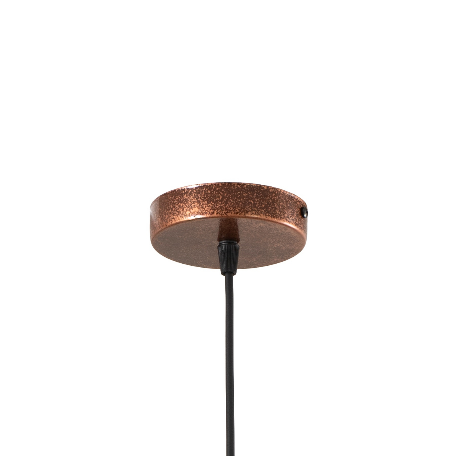 Claus pendant light, copper/gold, Ø 35 cm, metal