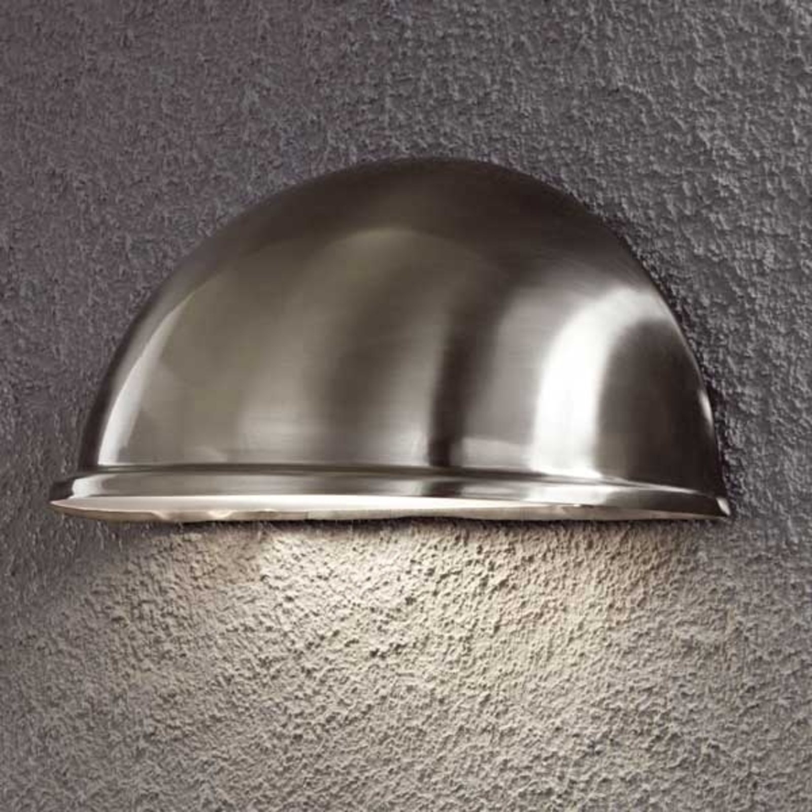 Konstmide Torino outdoor wall light E27, stainless steel, metal, acrylic glass, E27, 40 W, energy efficiency: A++, W: 28 cm, H: 13.5 cm