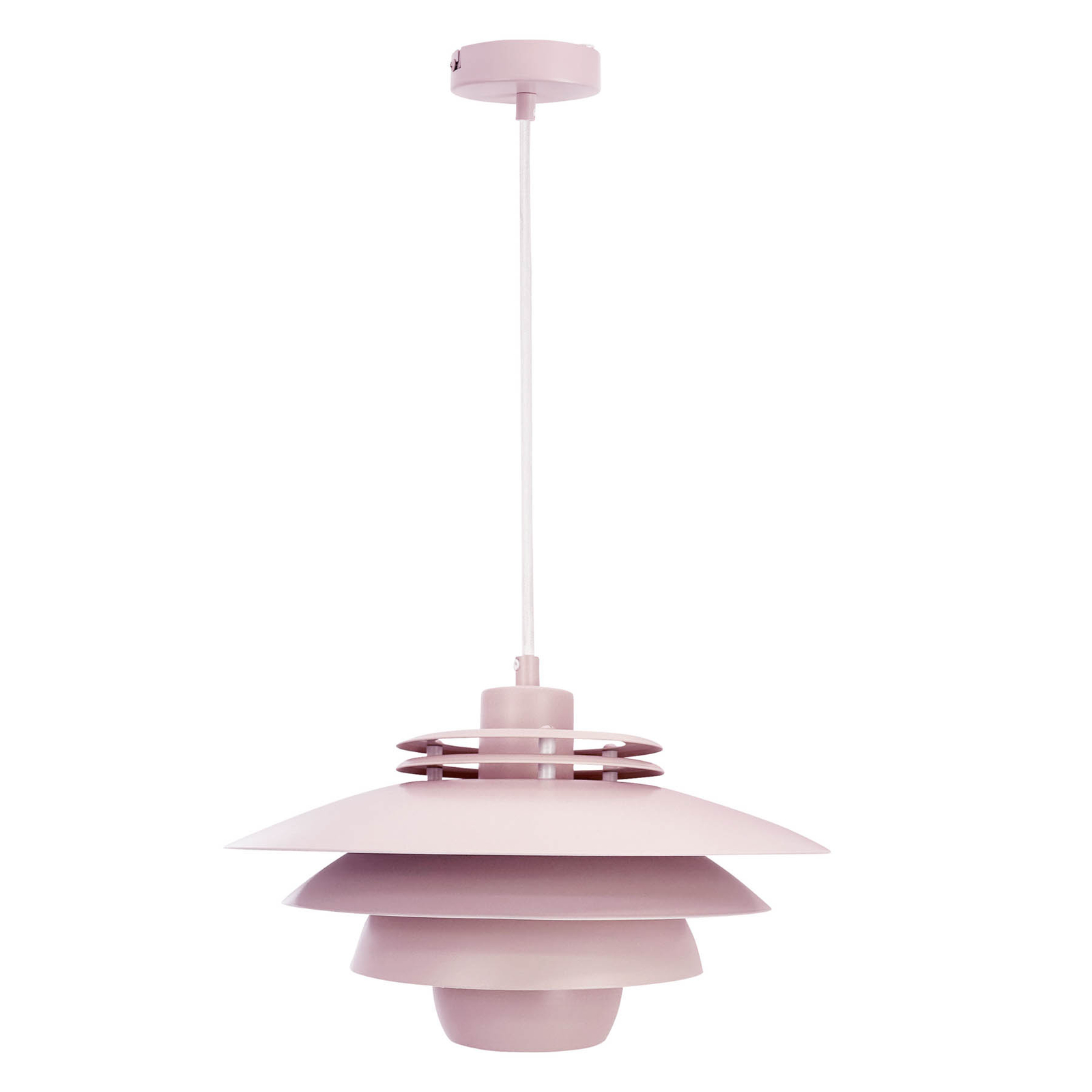 Dyberg Larsen hanglamp Ejka mini, roze, Ø 30 cm, metaal