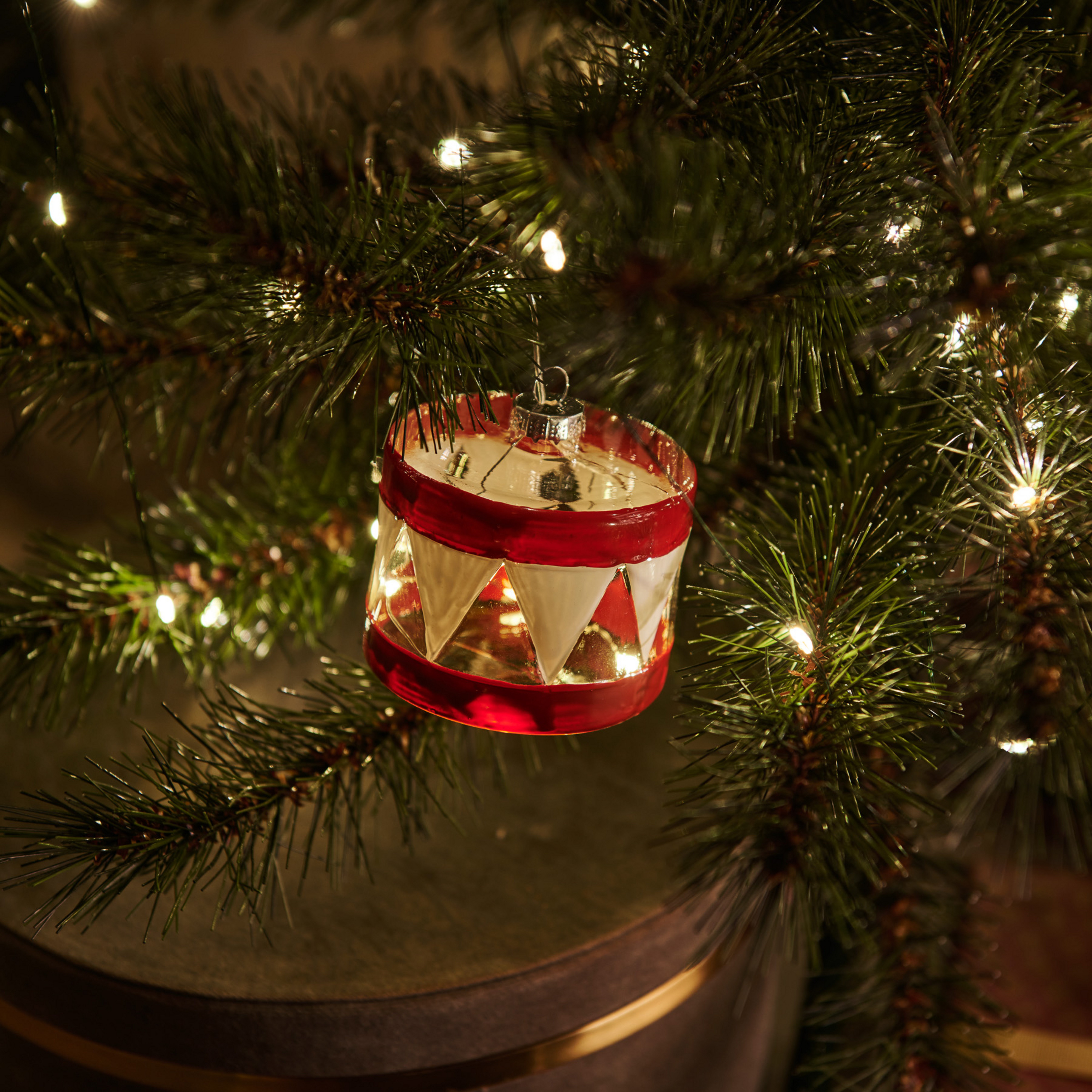 Pendente decorativo Elly com LED, Ø 7 cm, vermelho