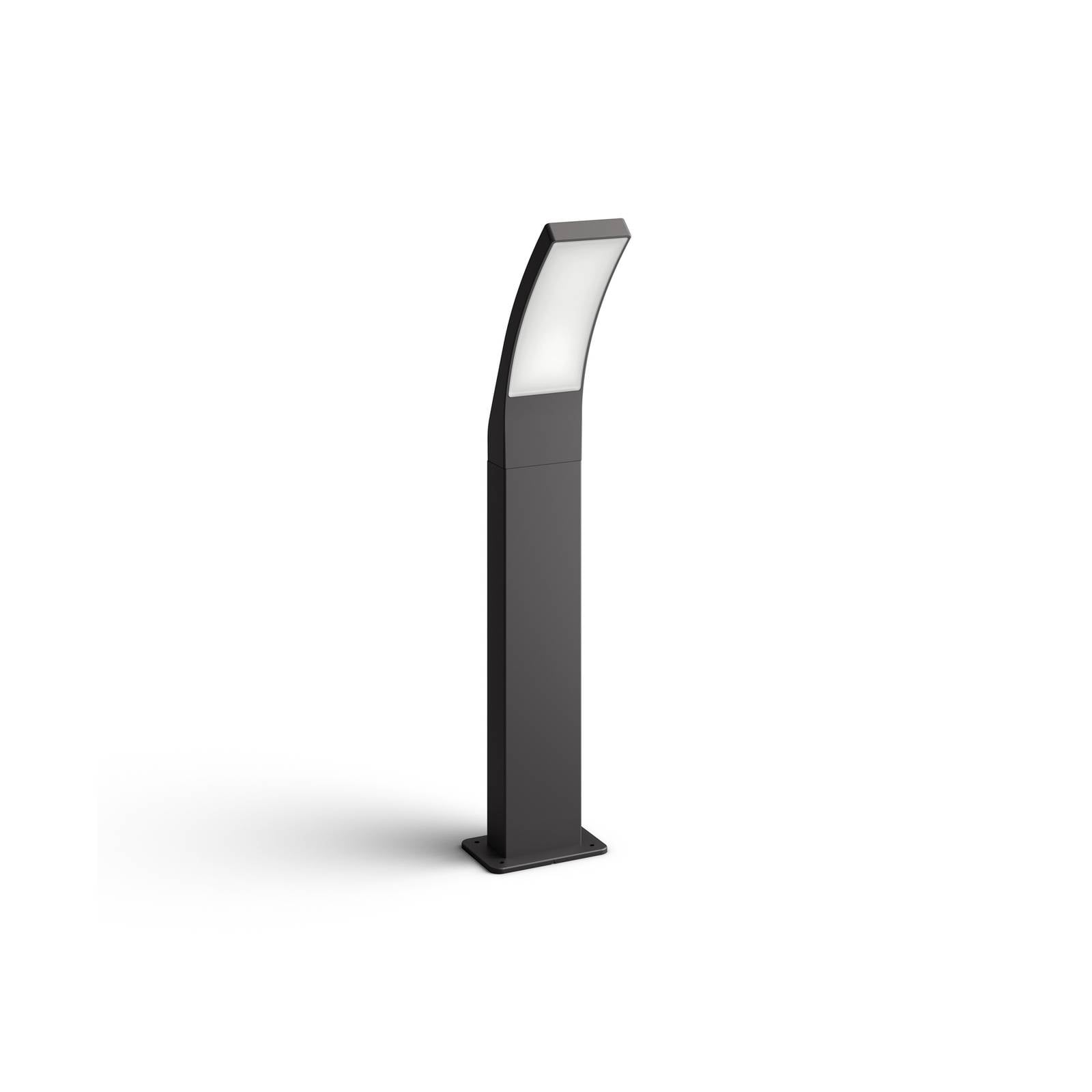 Philips LED-Wegelampe Splay, 60 cm, 4.000 K, anthrazit, IP44