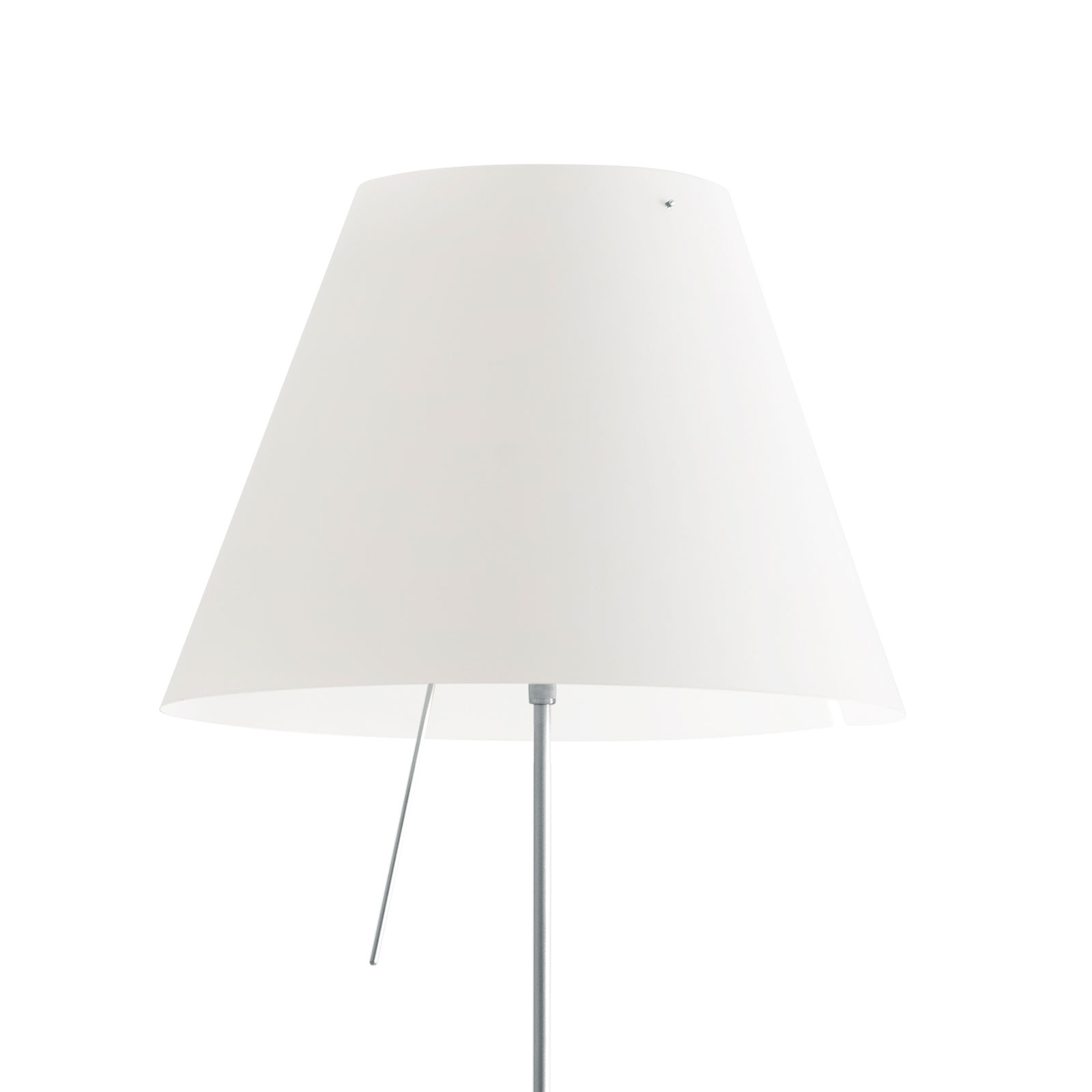 Luceplan Costanza vloerlamp D13t, alu/wit
