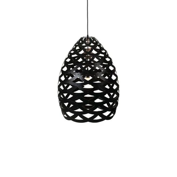 Tui Pendant Ø68 Black 2 Sides - David Trubridge