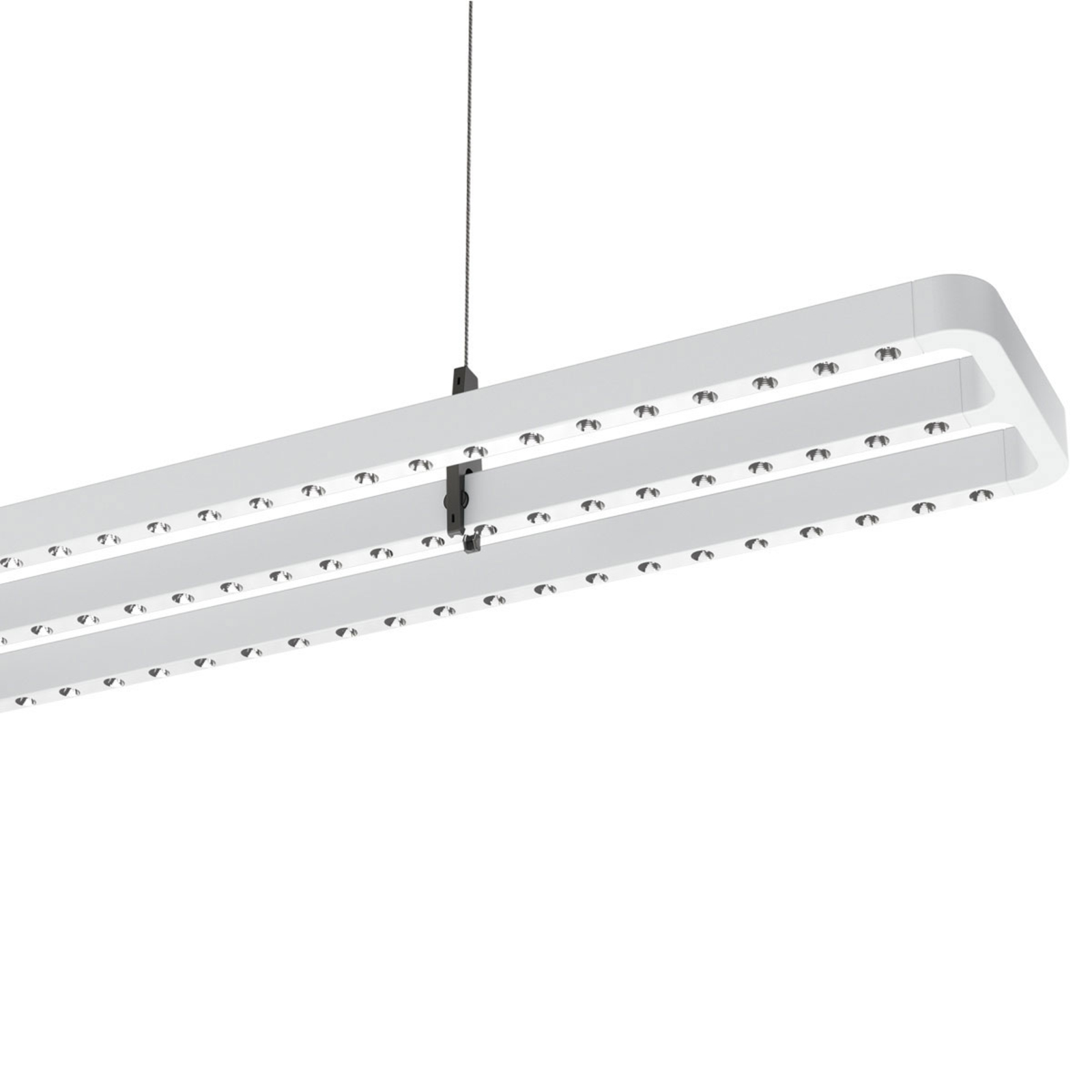 LED závěsné světlo Small Line, senzor, 126cm, bílá