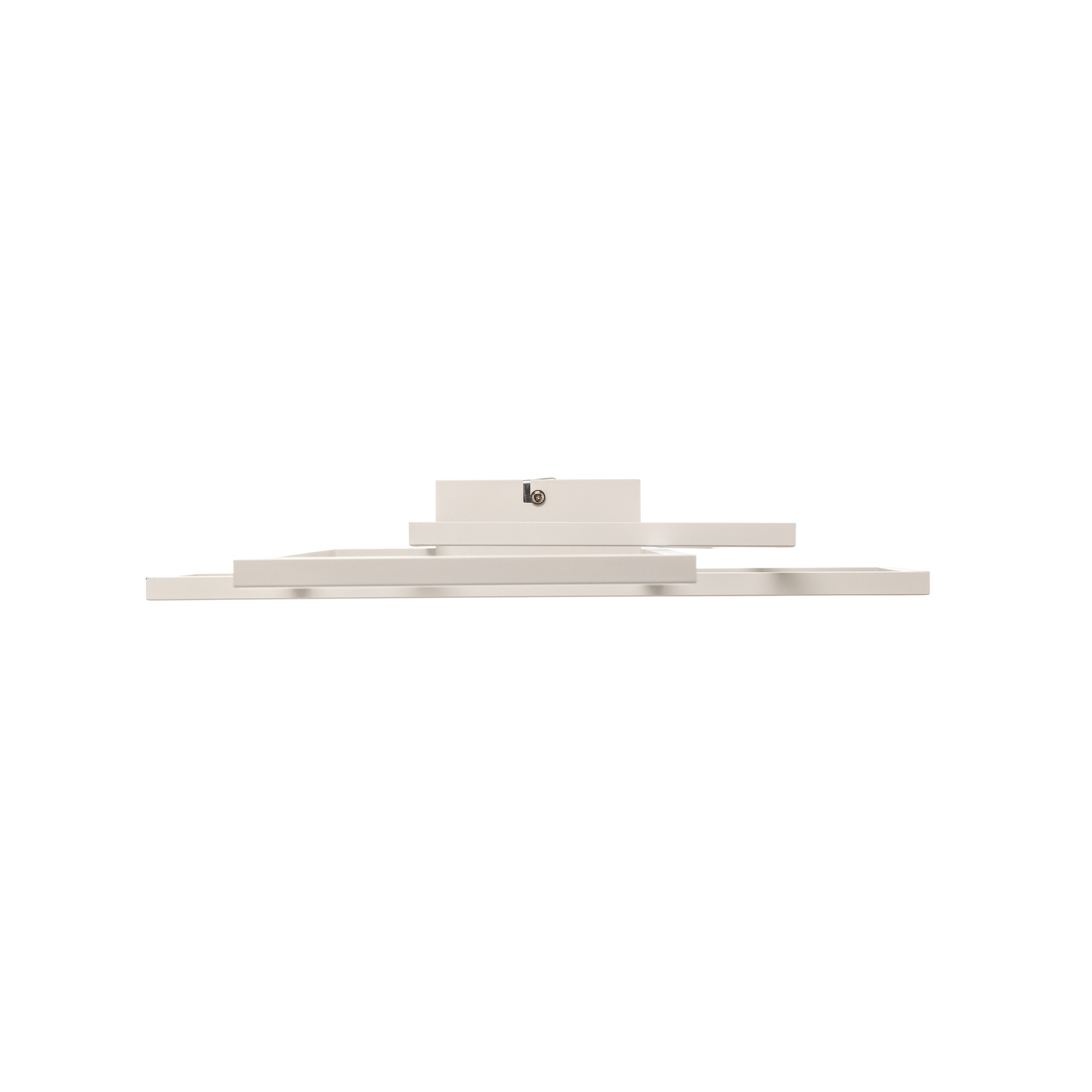 Lindby Ismera plafonnier LED 3 cadres, blanc