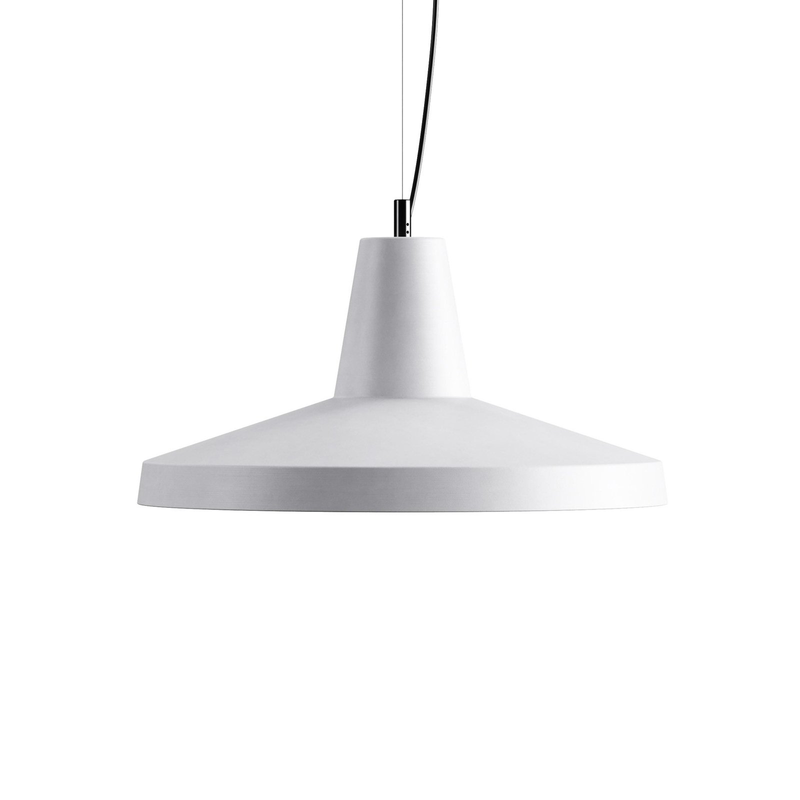 Lampada a sospensione Karman Gangster, bianco, Ø 50 cm, ceramica, E27