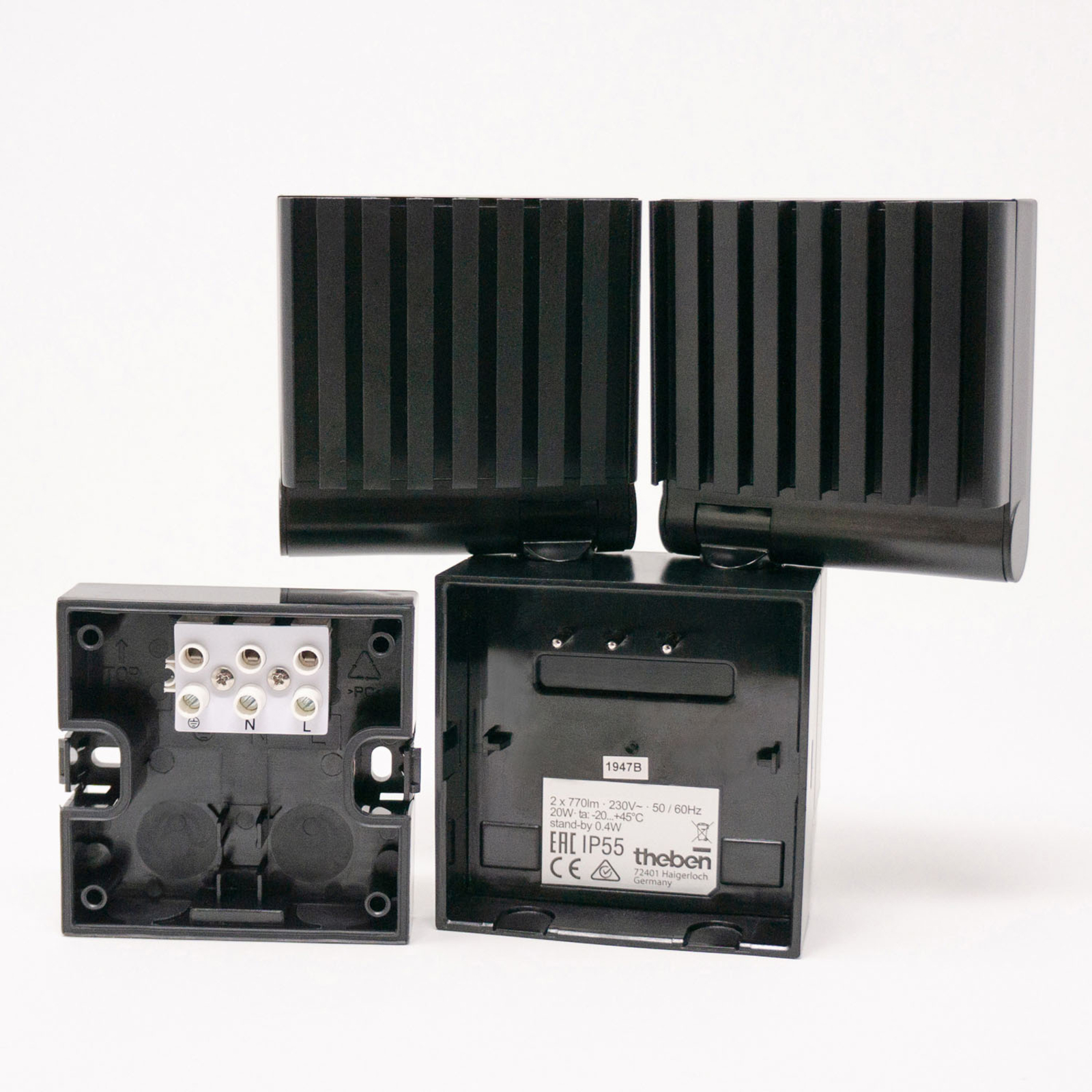 Theben theLeda S20 Strahler 2flg Sensor 4.000K