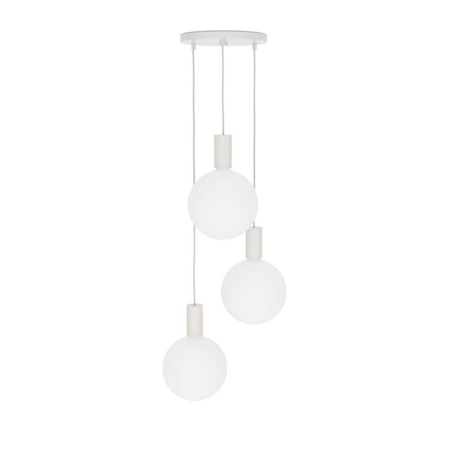 Alumina Triple Lustră Pendul w/3 Sphere V - Tala