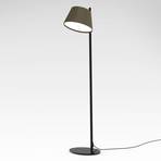 MARSET Tam Tam P vloerlamp, 1-lamp, bruingrijs