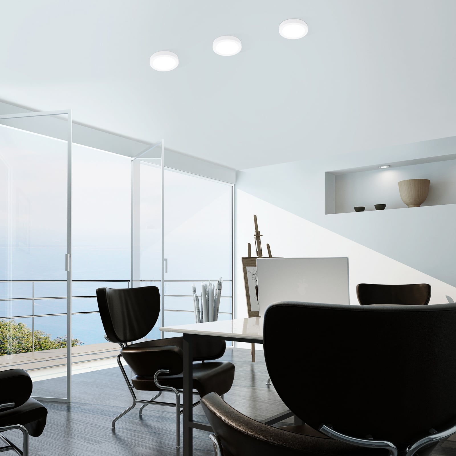 EGLO connect Fueva-C ceiling lamp round 22.5 cm