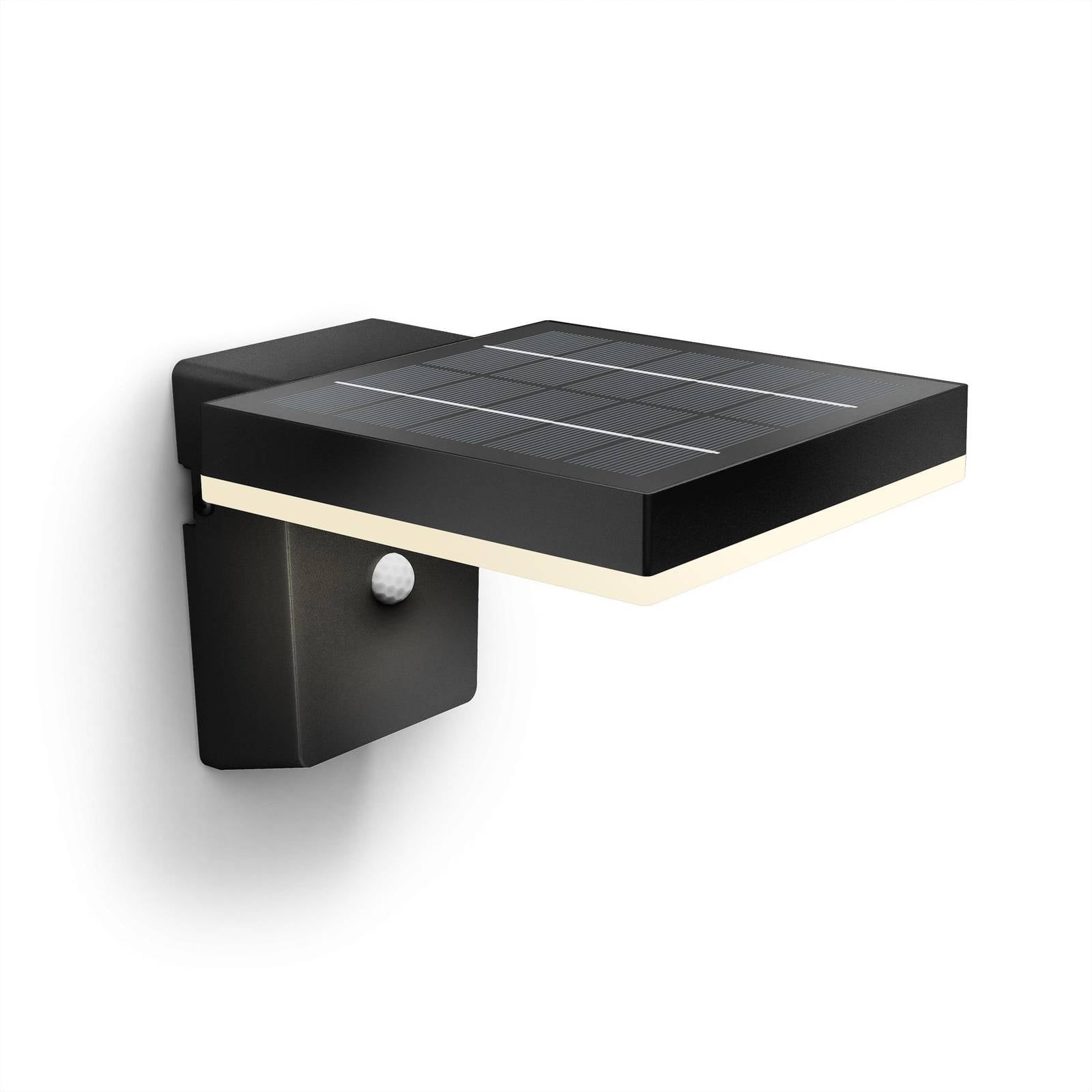 Philips LED-Solar-Wandleuchte Zonal, Kopf 16 x 16 cm