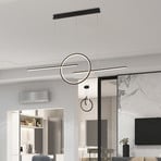 Kitesurf LED pendant light with three light sources