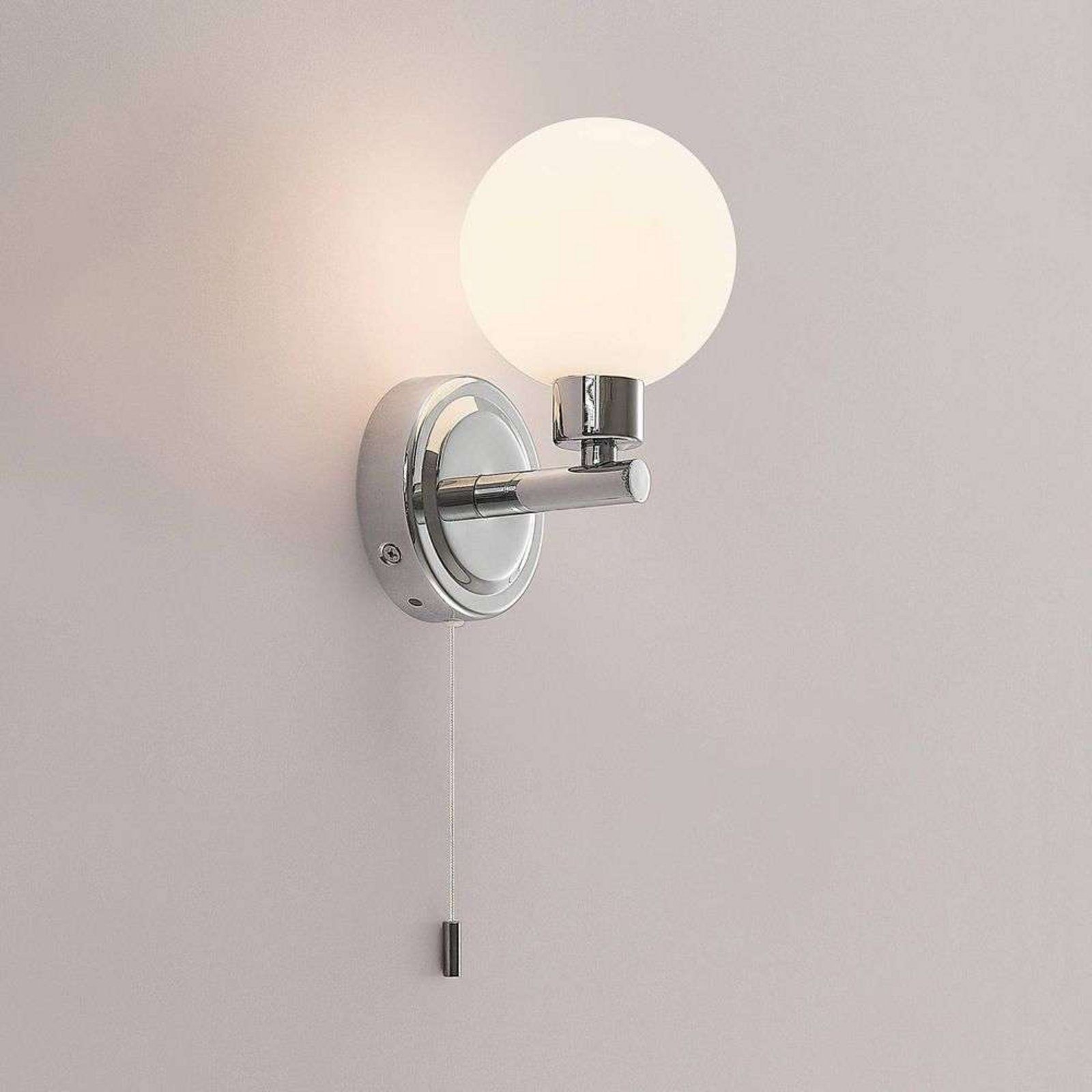 Zaniba Wall Lamp Chrome - Lindby