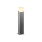 SLV Borne lumineuse Square Pole, hauteur 90 cm, gris, inox