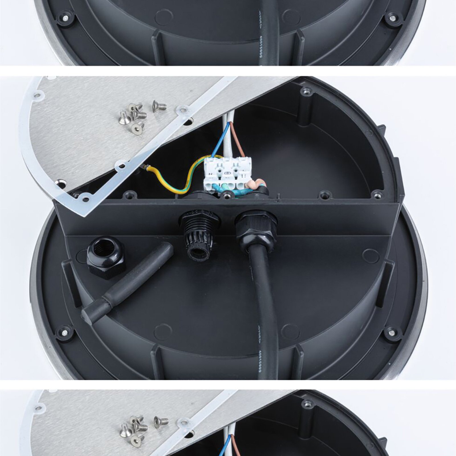 Durea 140 LED-Bodeneinbauleuchte edelstahl Ø 15 cm - Paulmann