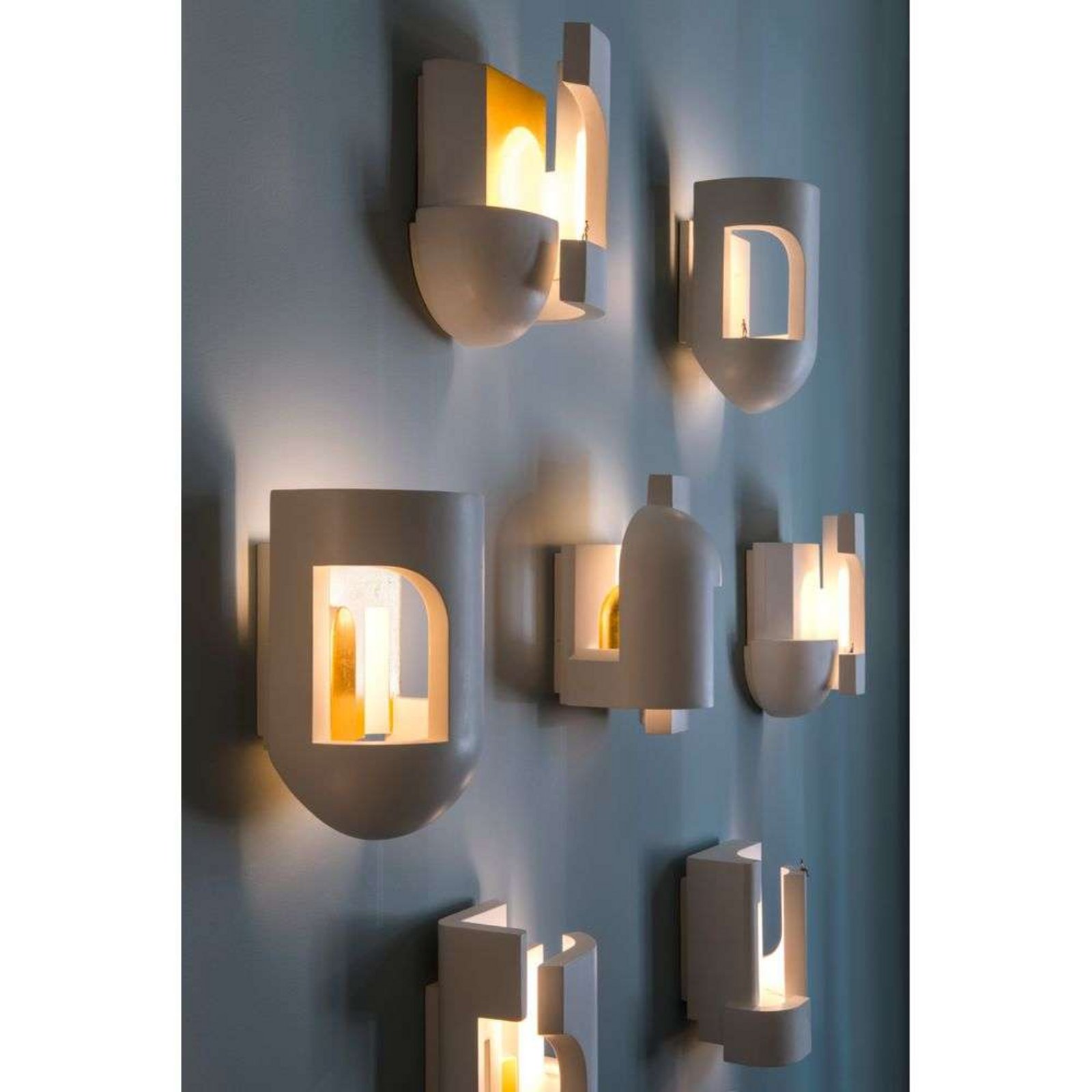 Soul Story 2 Wall Lamp White/Gold - DCW