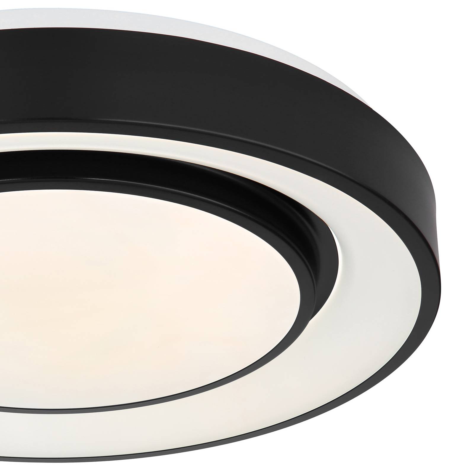 Lampa sufitowa LED Sully RGBW pilot czarna