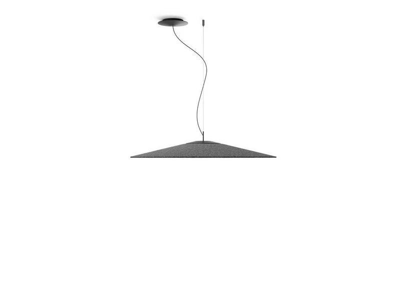 Luceplan – Koinè Acoustic Pendelleuchte 2700K Ø86 Anthracite