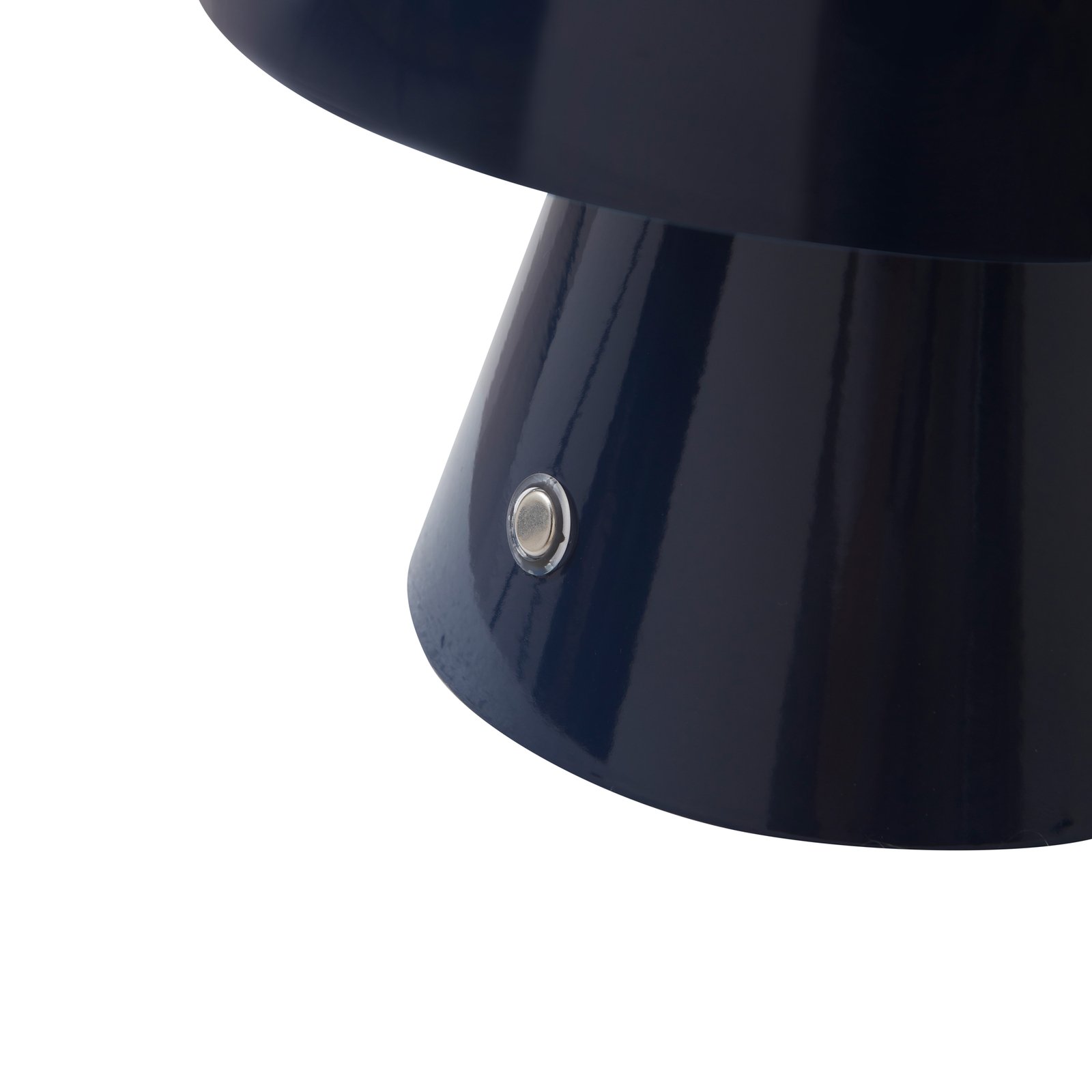 Lampe de table LED rechargeable Lindby Nevijo, bleu, USB, variateur tactile