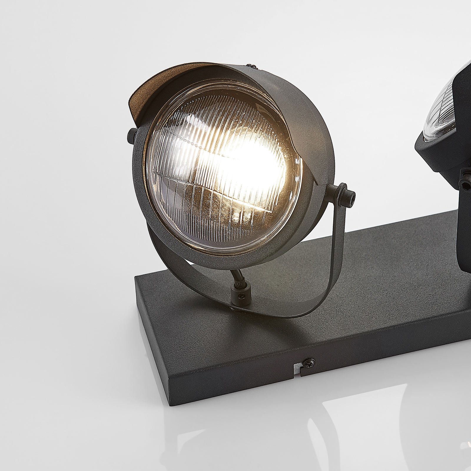 Henega 3 Stropné Lampa Black - Lindby
