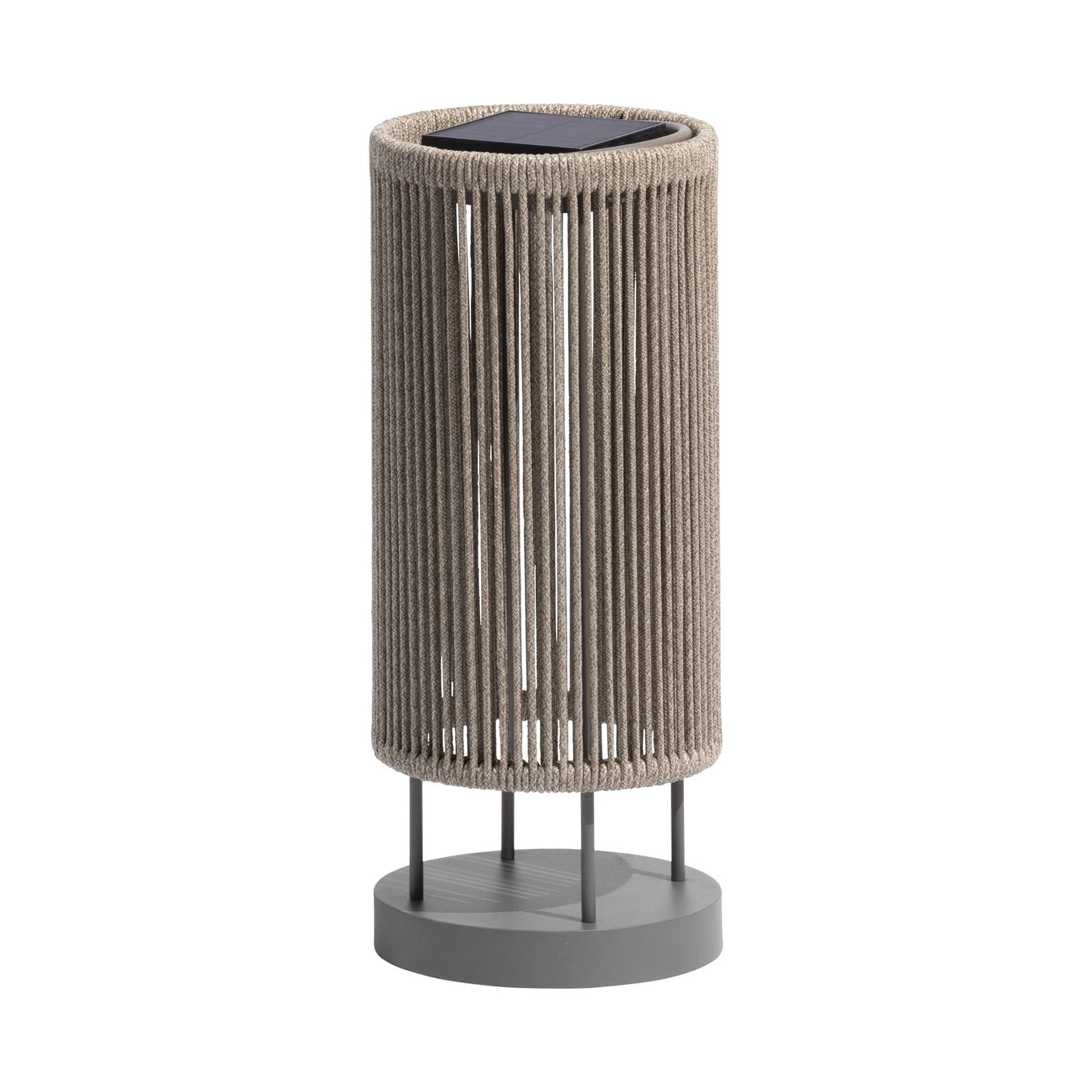 LED-Solar-Bodenleuchte Rop&Strip Höhe 58 cm 3000 K 500 lm