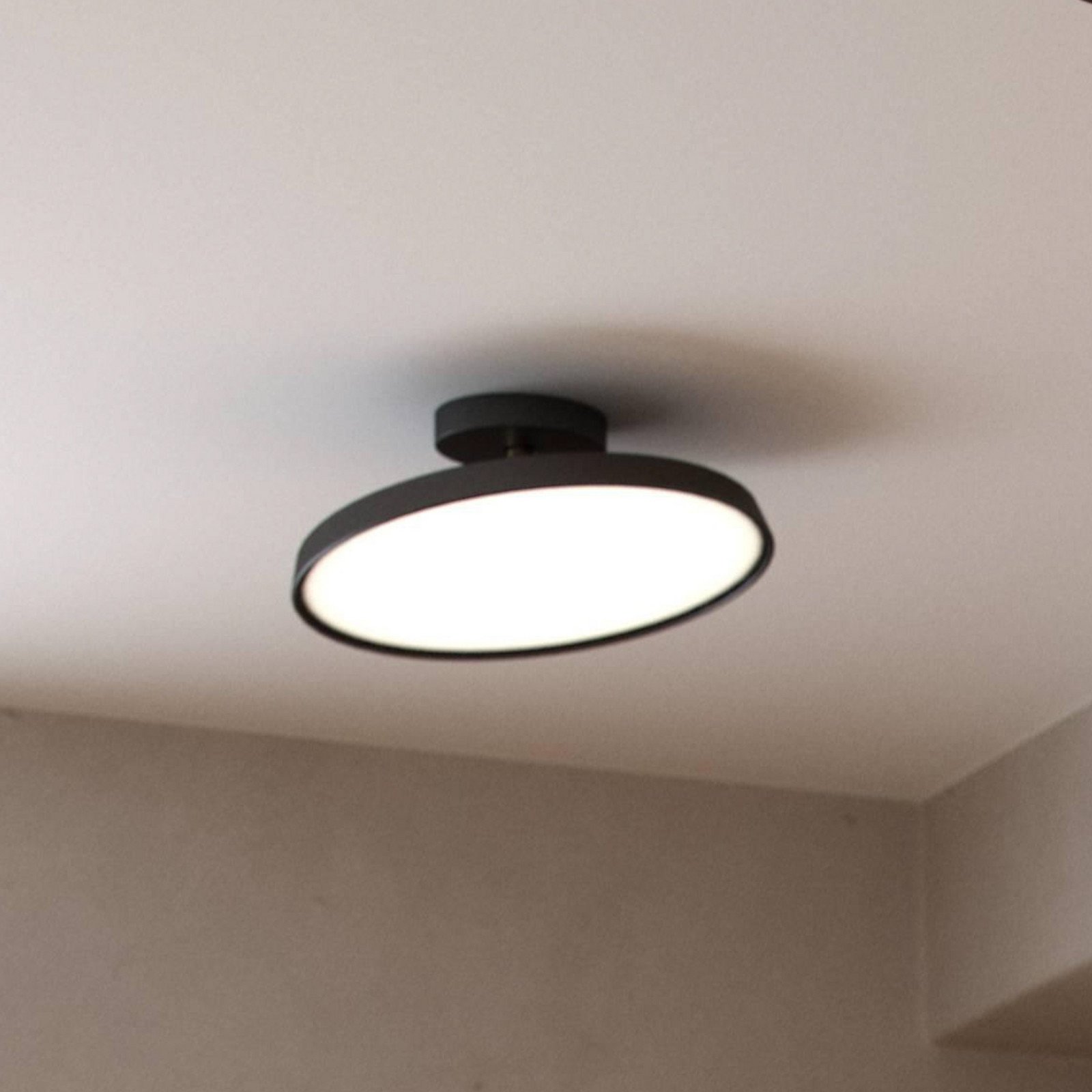 Plafonieră cu LED Kaito 2 Pro Ø 30 cm negru spațiere